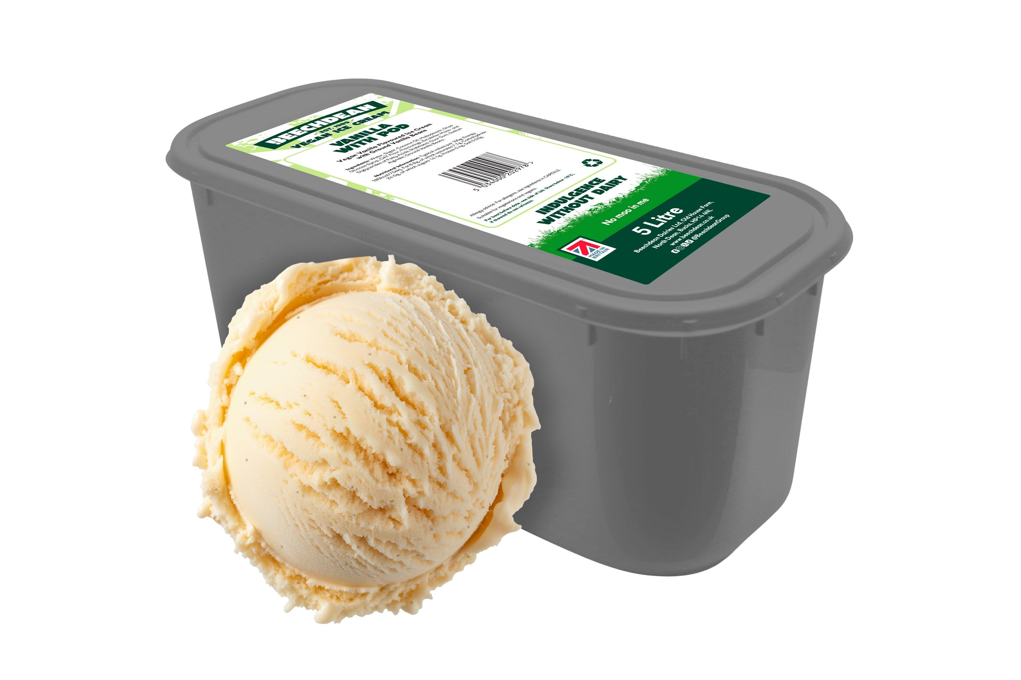 Beachdean Vegan Vanilla With Pod Ice Cream
