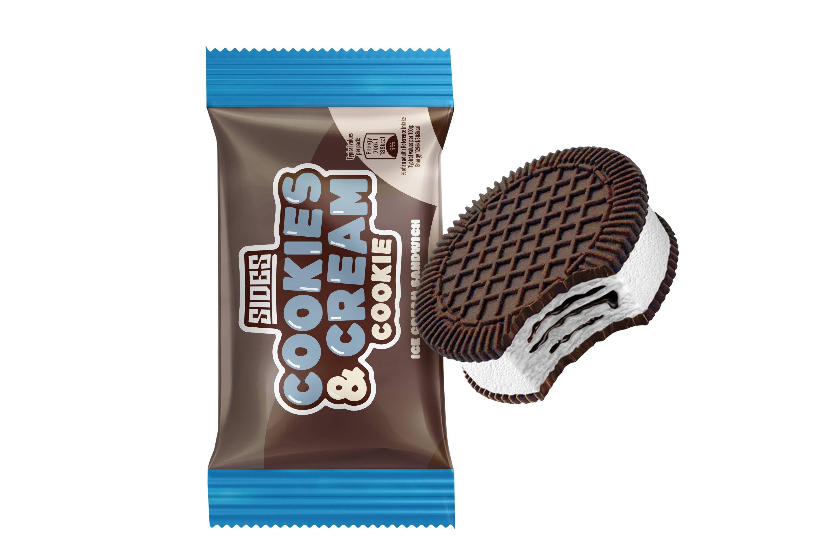 Sides Cookies & Cream Cookie Ice Cream Sandwich