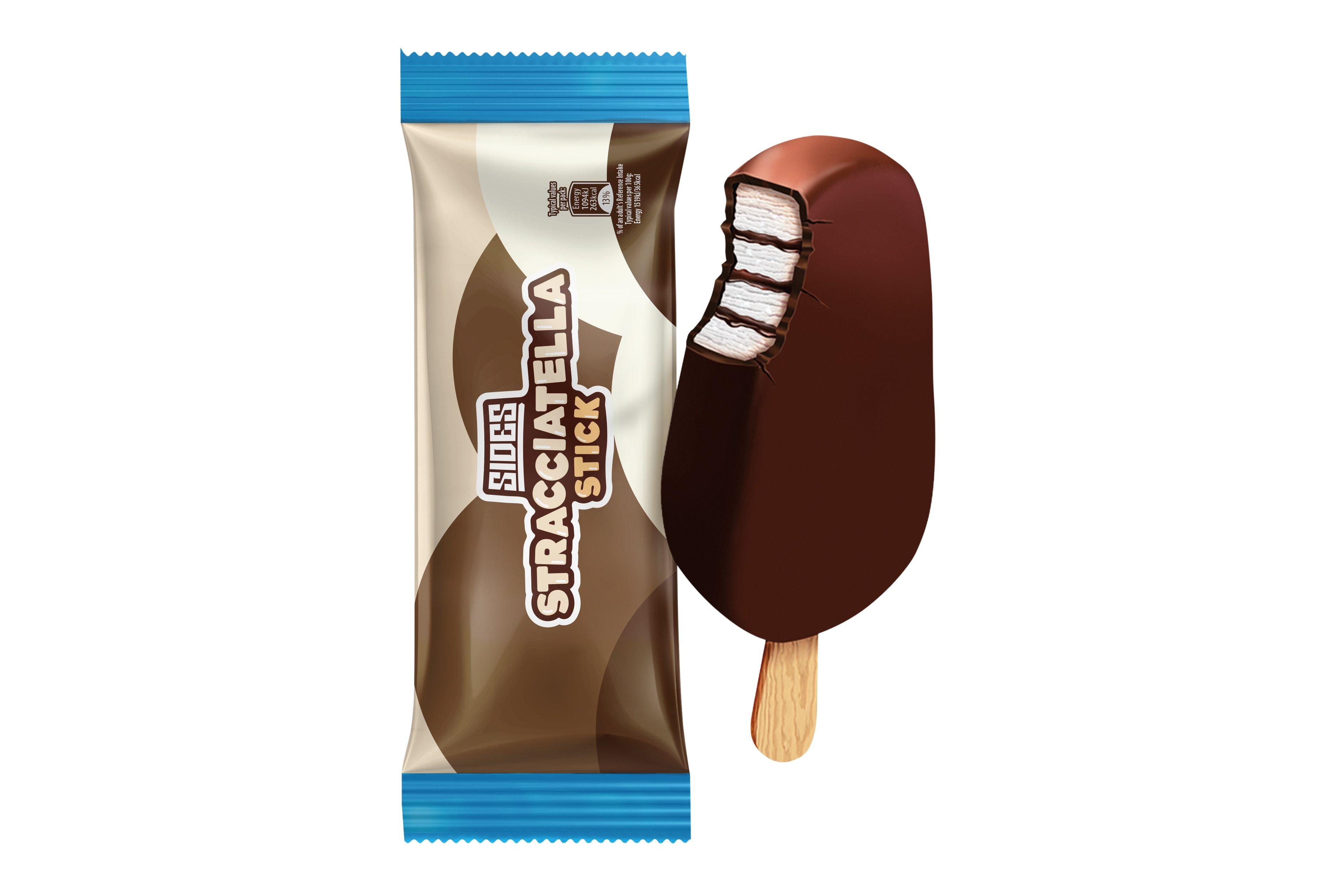 Sides Stracciatella Ice Cream Stick