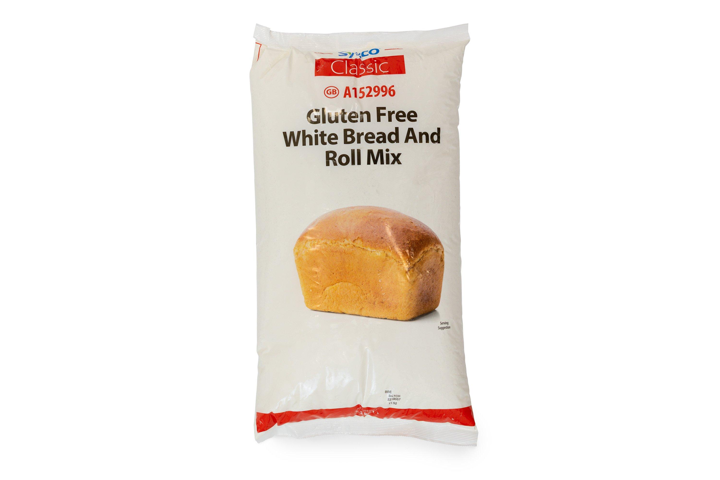 Sysco Classic Gluten Free White Bread & Roll mix