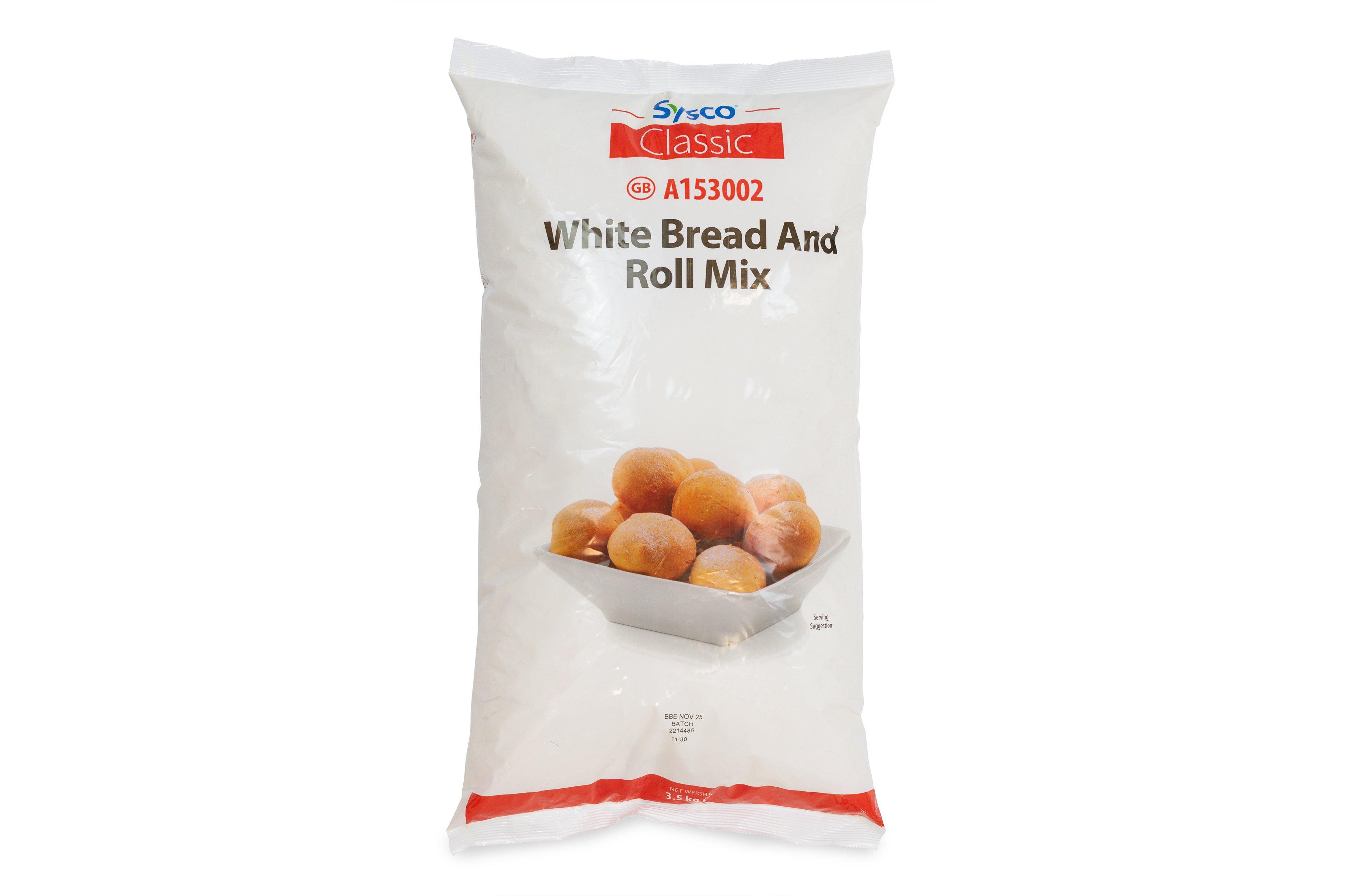 Sysco Classic White Bread and Roll Mix