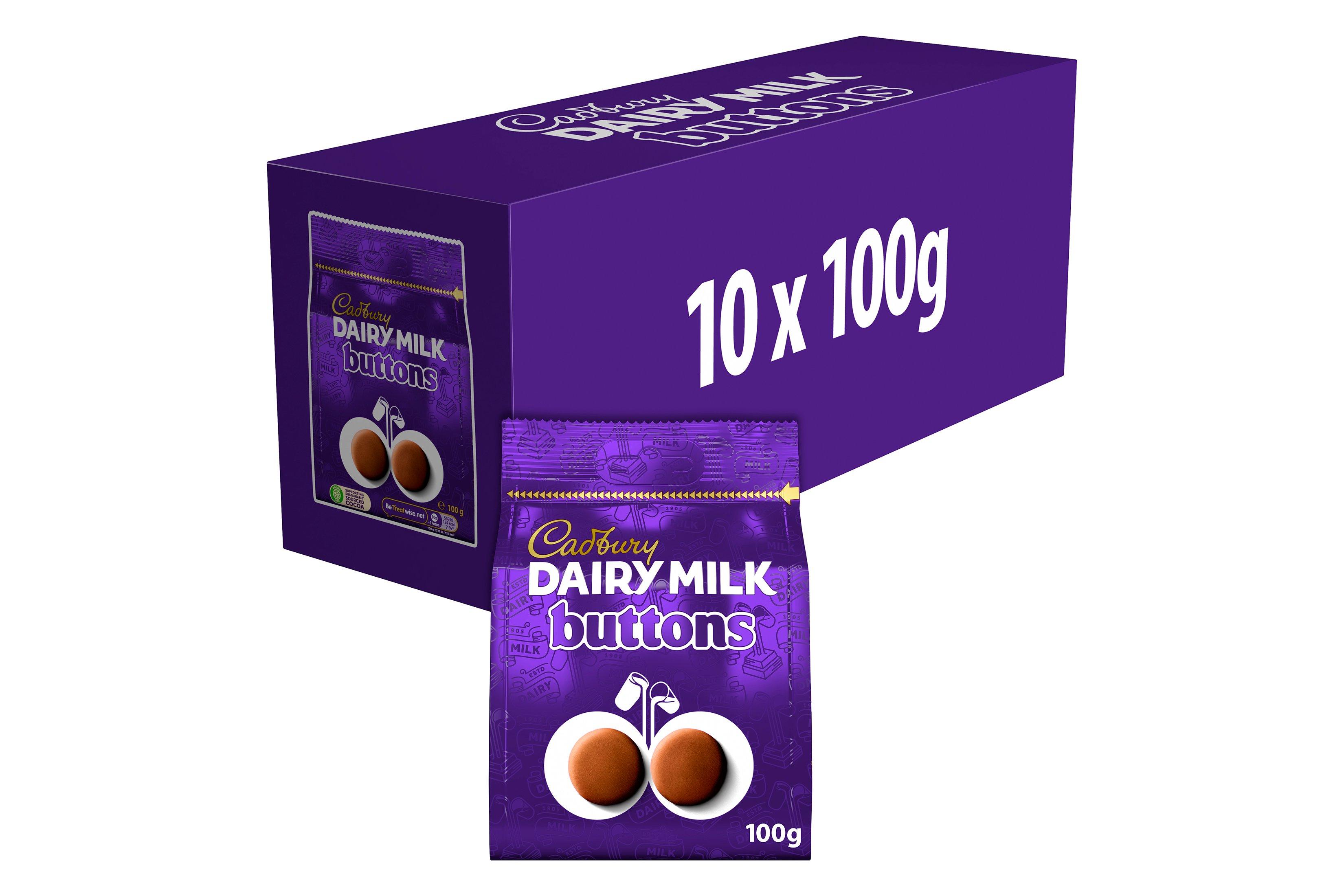 Cadbury Giant Buttons Chocolate Bag 100g