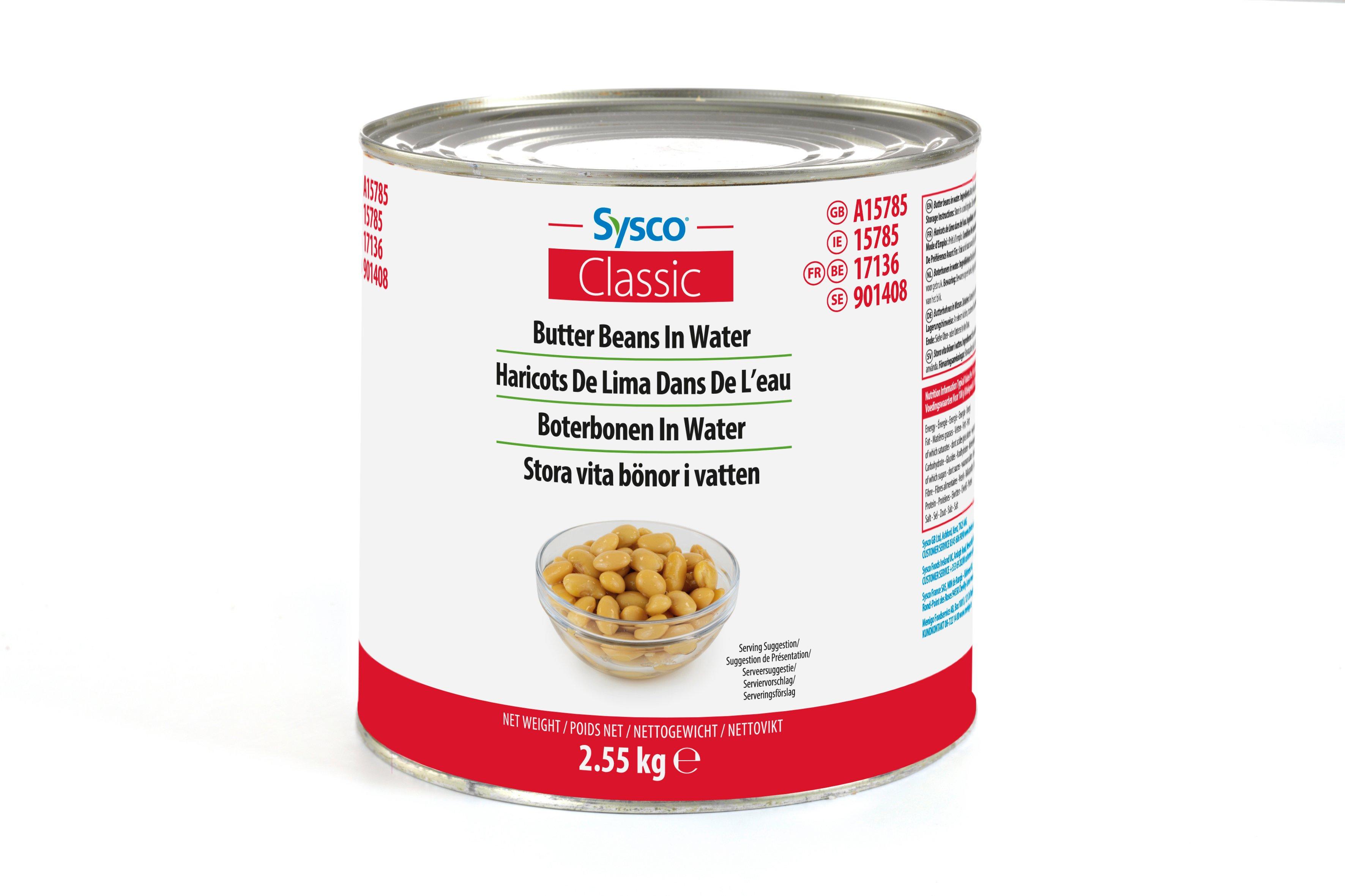 Sysco Classic Butter Beans in Water