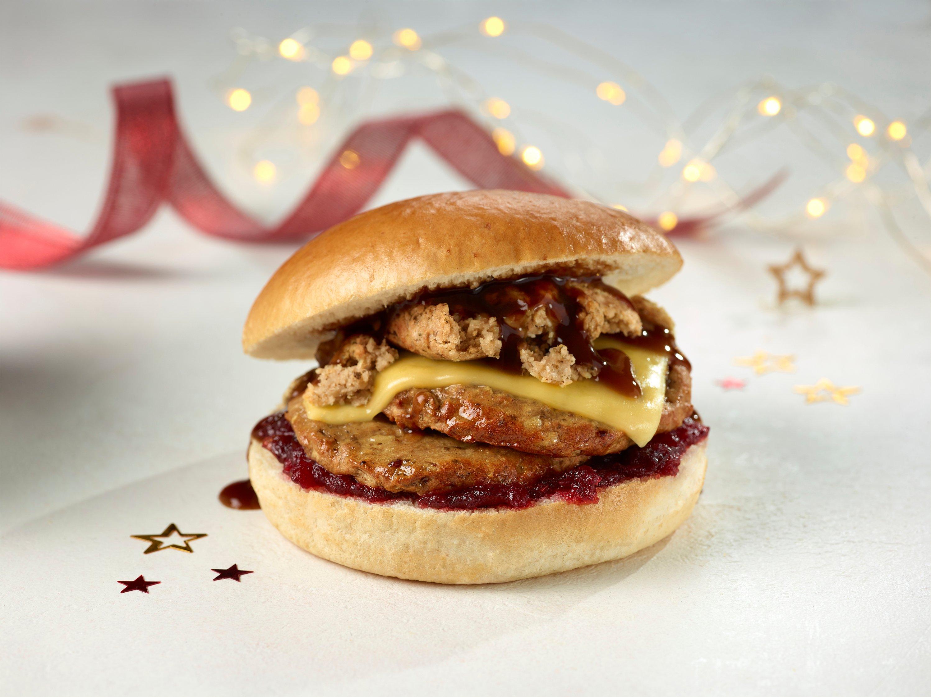 Christmas Quorn Burger