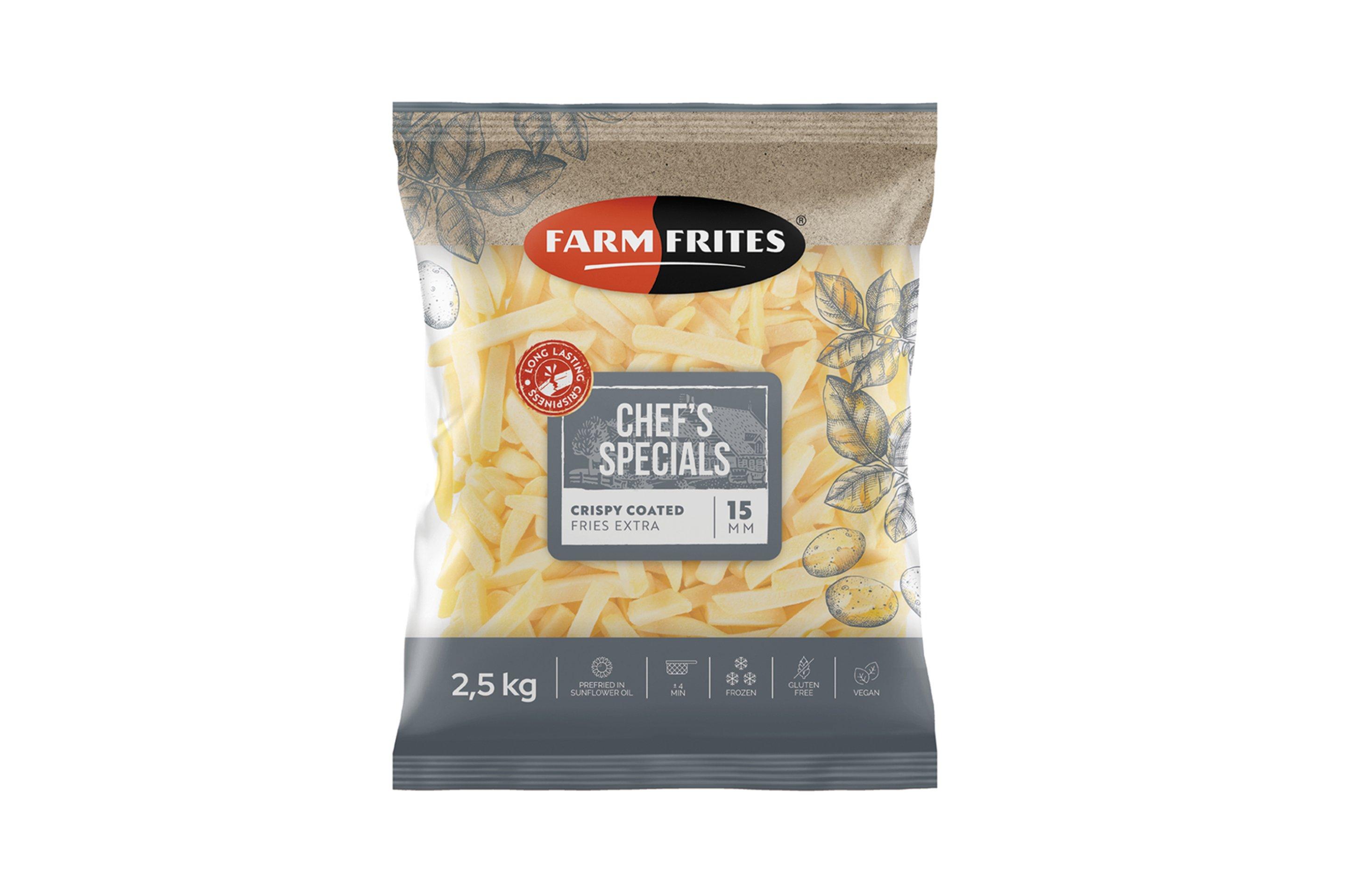 Farm Frites Chef's Specials Crispy Coated Fries 15mm