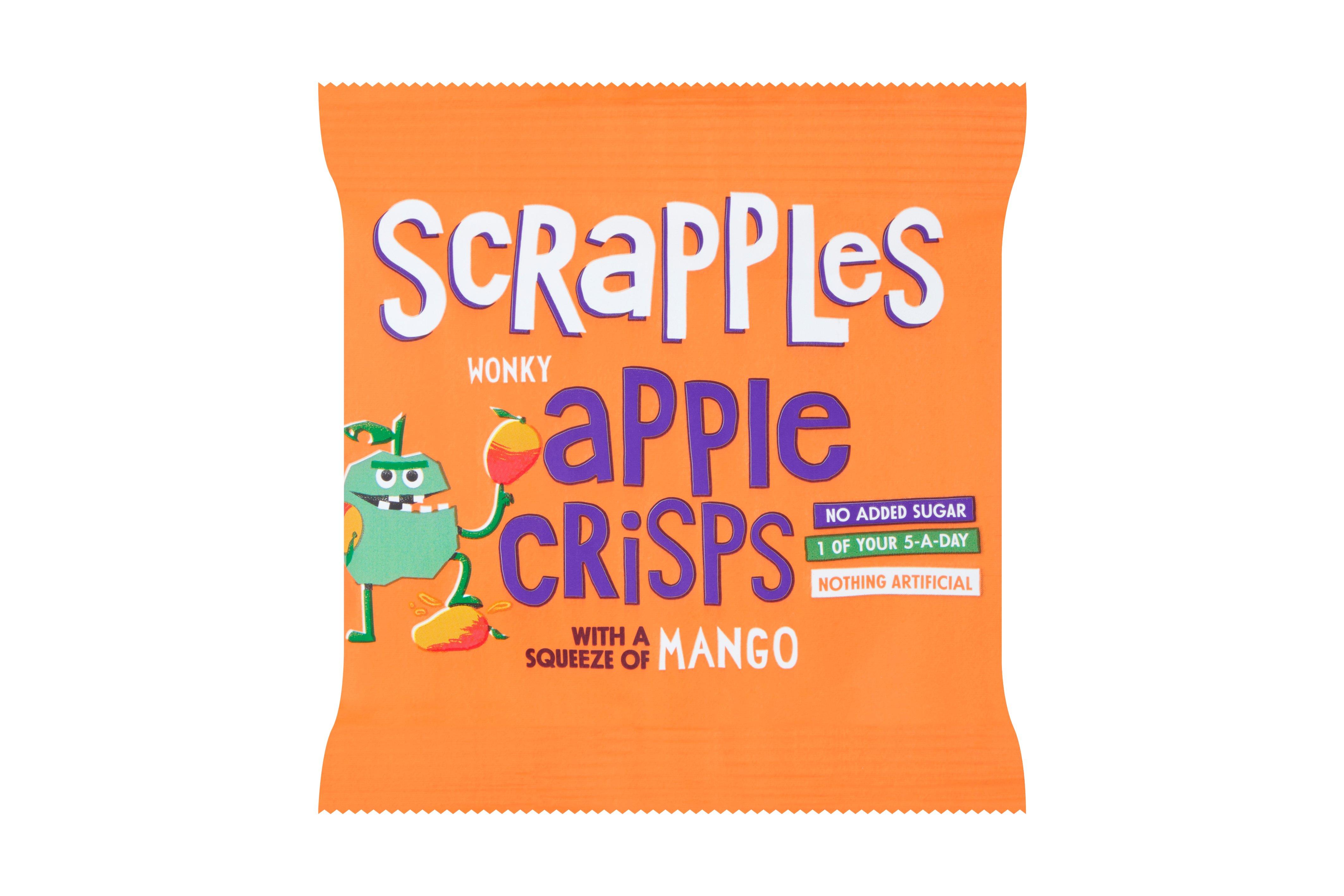Scrapples Wonky Apple Crisps with a Squeeze of Mango