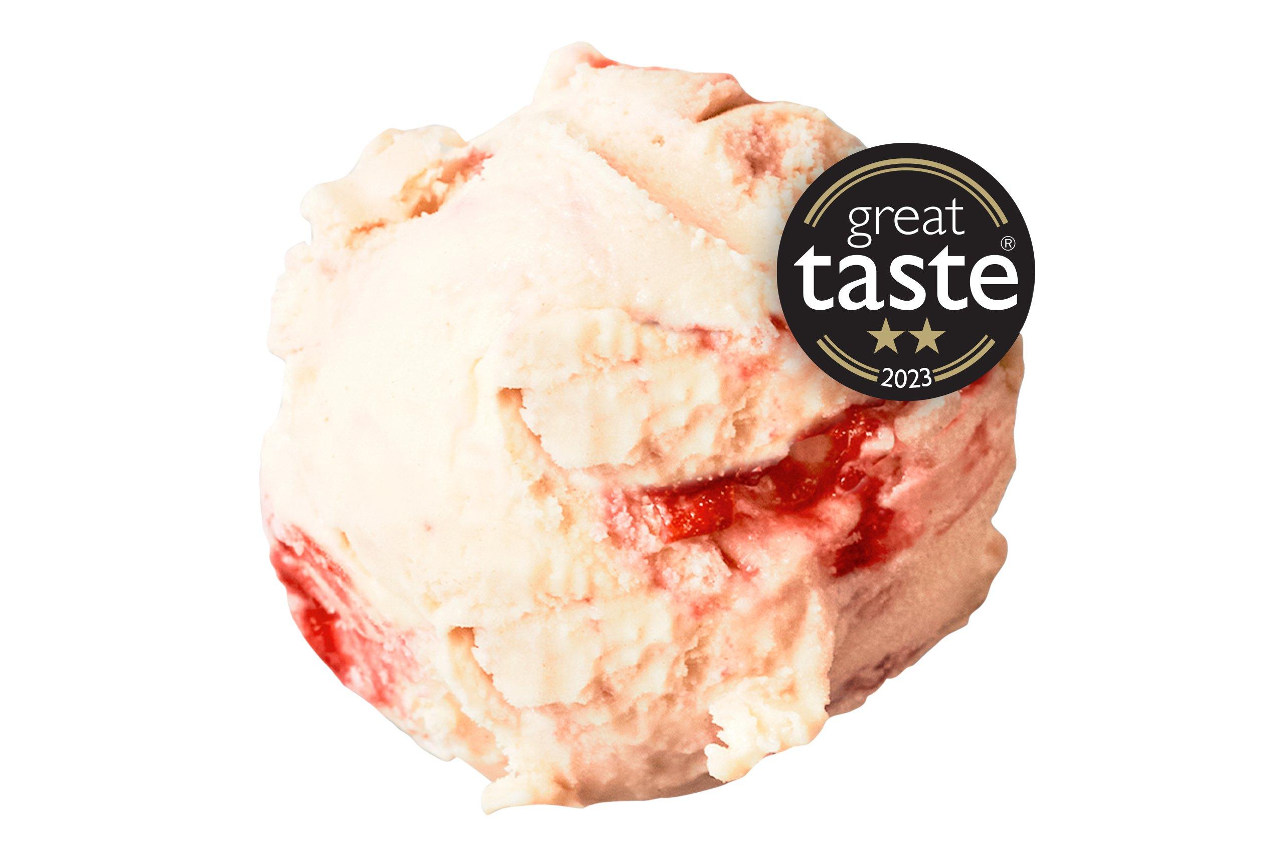 Hackney Gelato Clotted Cream & Strawberries Gelato