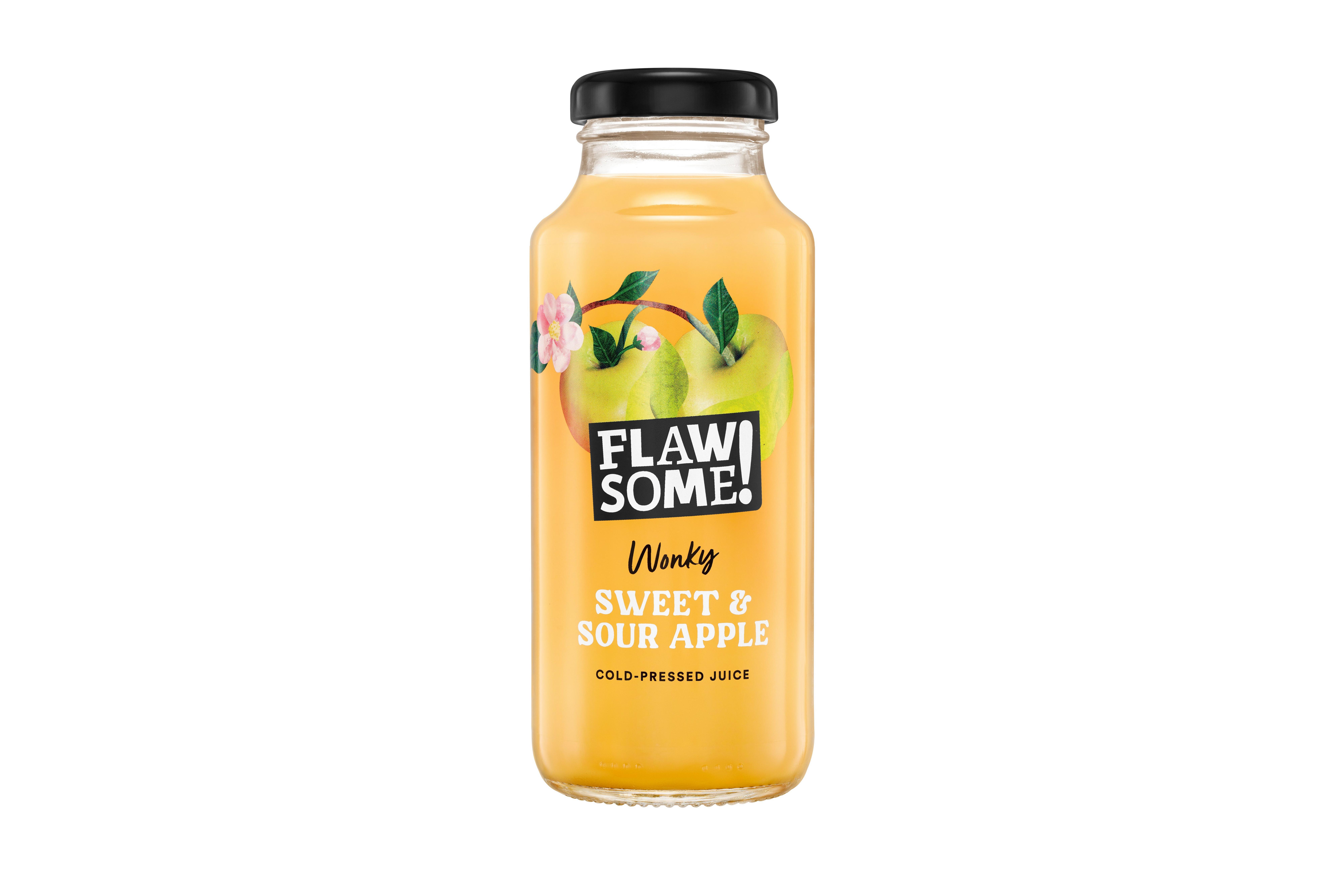 Flawsome! Sweet & Sour Apple Cold-Pressed Juice
