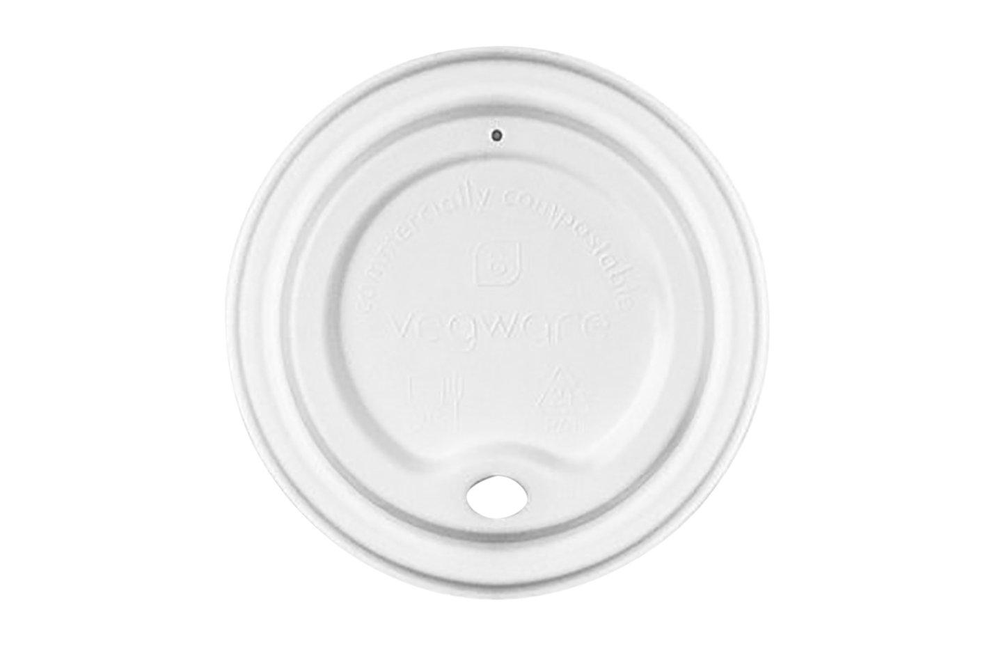 Vegware 79-Series Nourish Moulded Fibre Hot Cup Lid