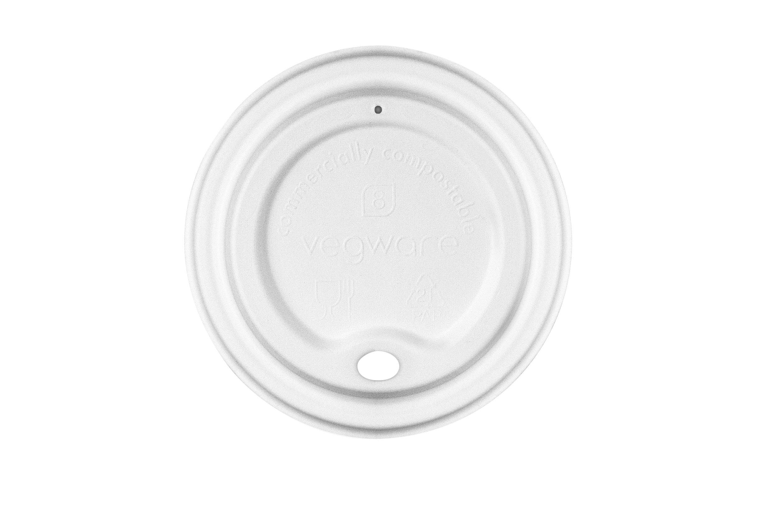 Vegware 89-Series Nourish Moulded Fibre Hot Cup Lid