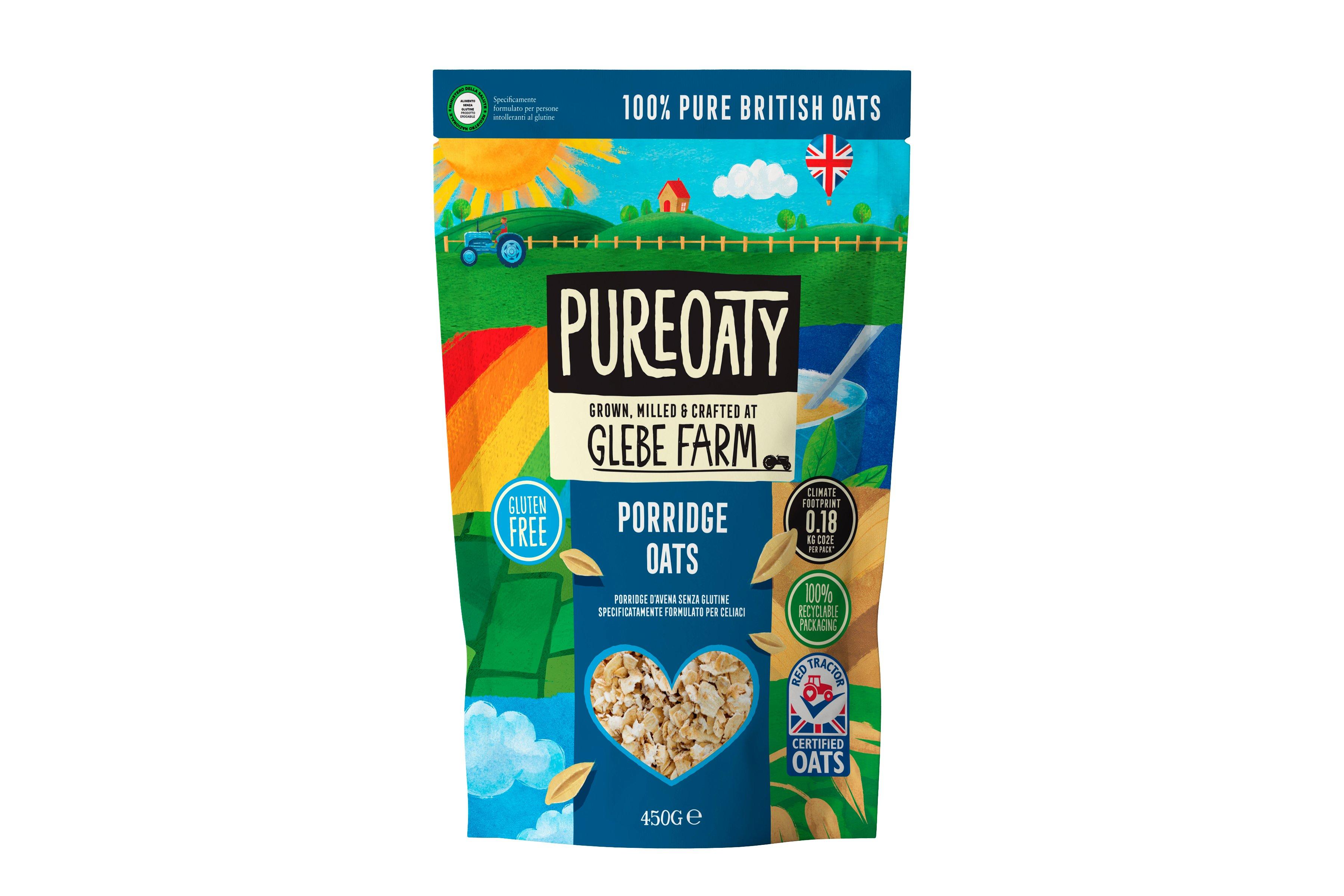 Pure Oaty Gluten Free Porridge Oats 450g