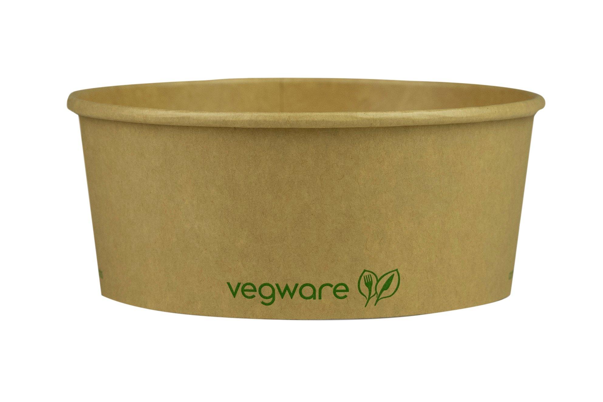 Vegware Round Kraft Food Container 24oz