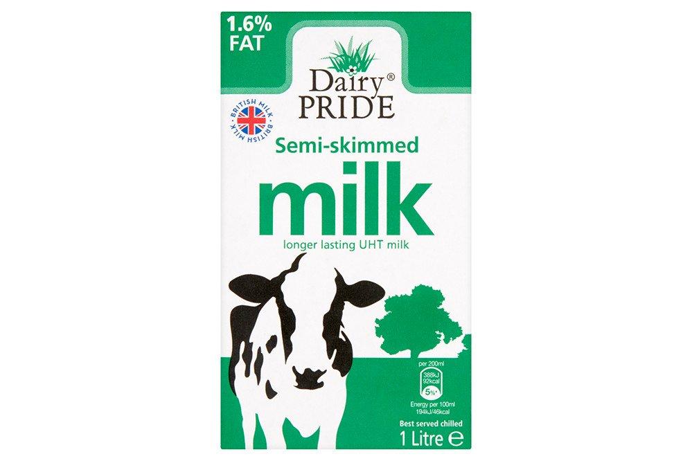 Arla Long Life UHT Semi Skimmed Milk 1L