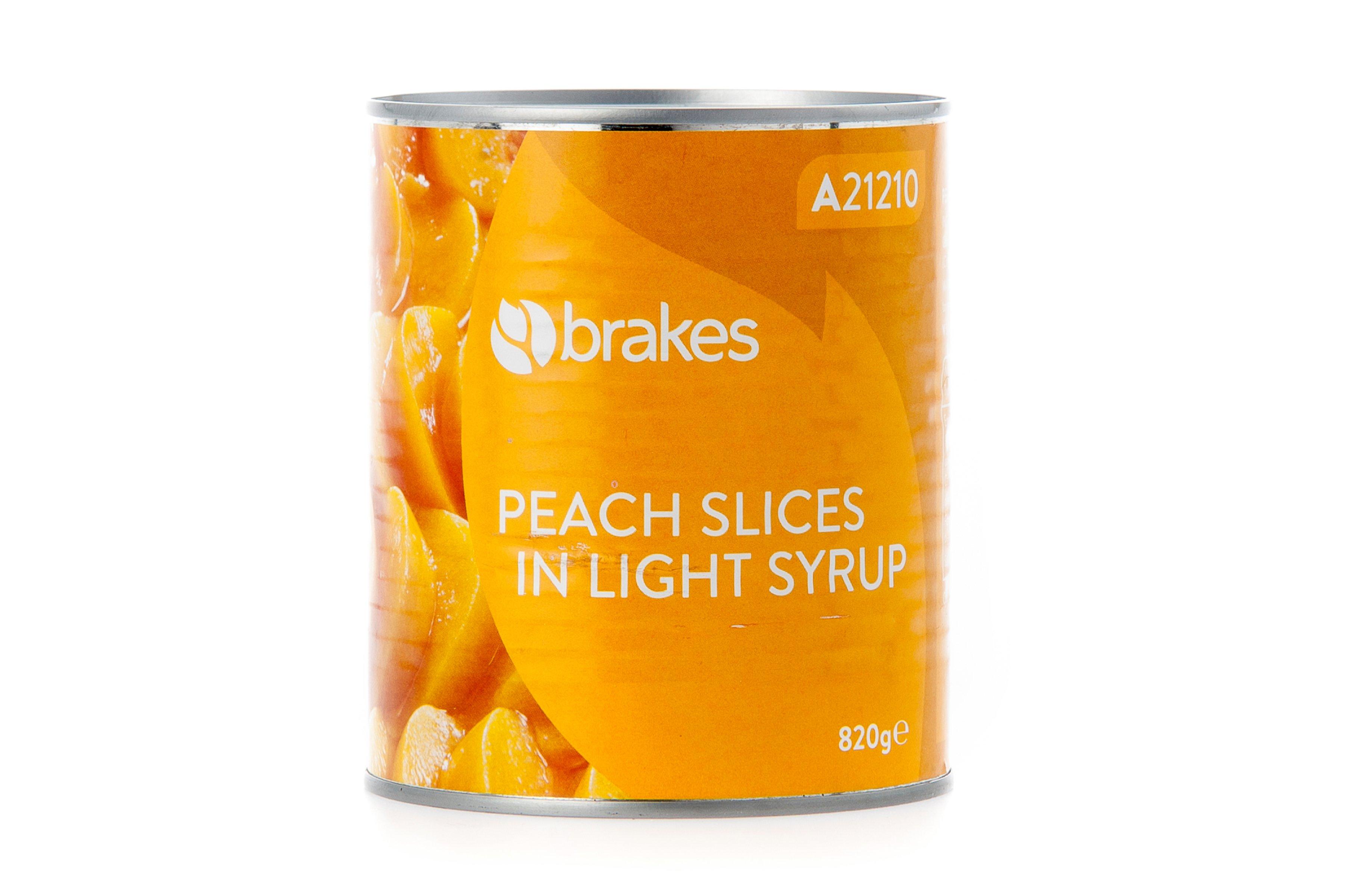Brakes Peach Slices in Light Syrup