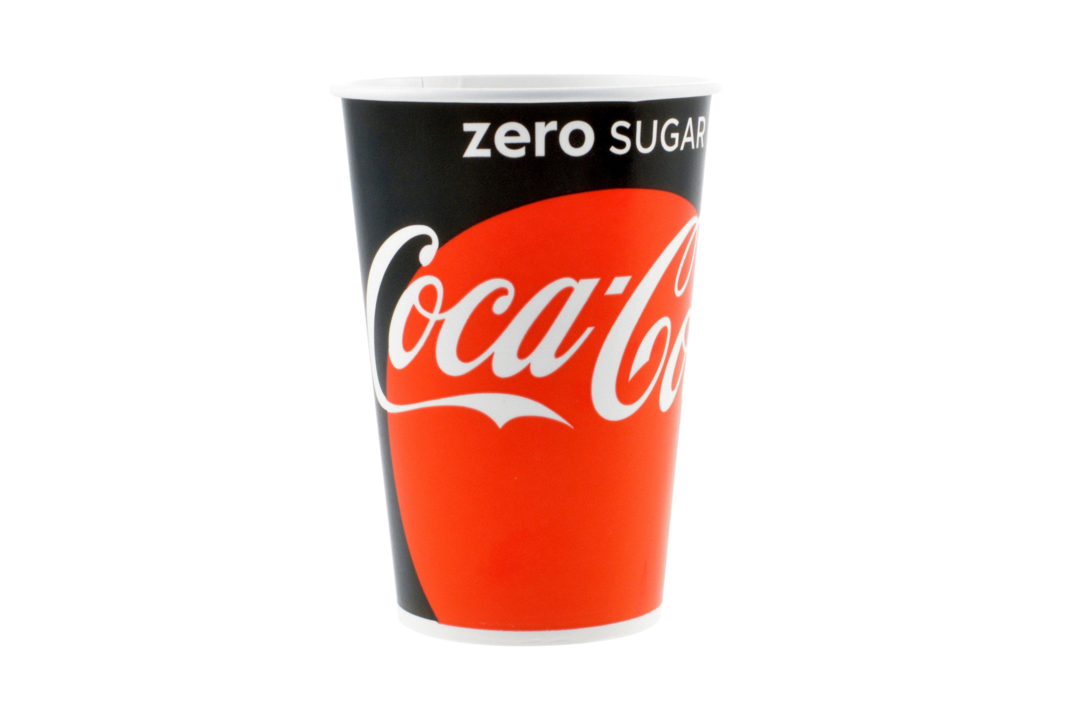 Coca Cola Zero Paper Cold Cups - 16oz