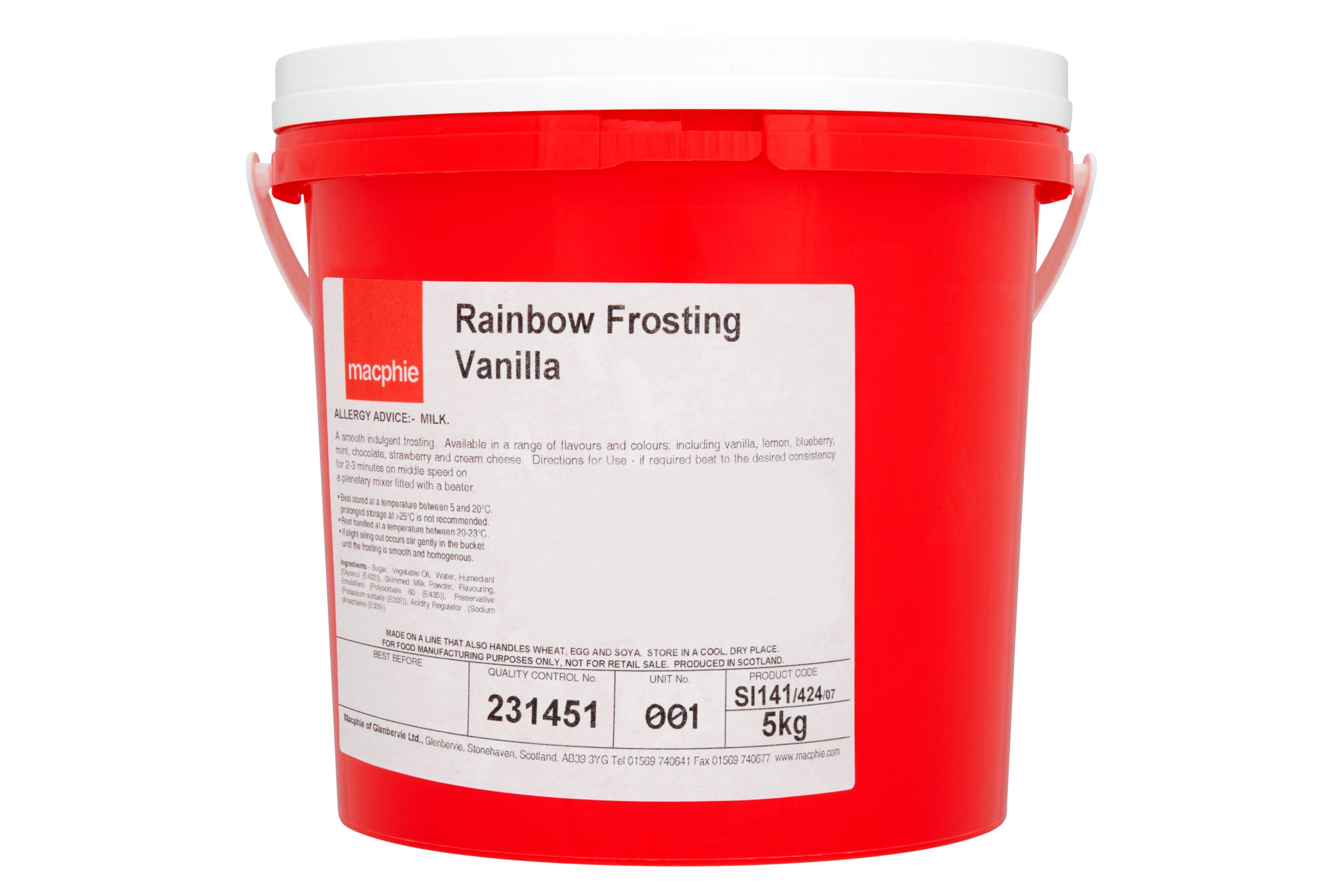 Macphie Rainbow Frosting Vanilla