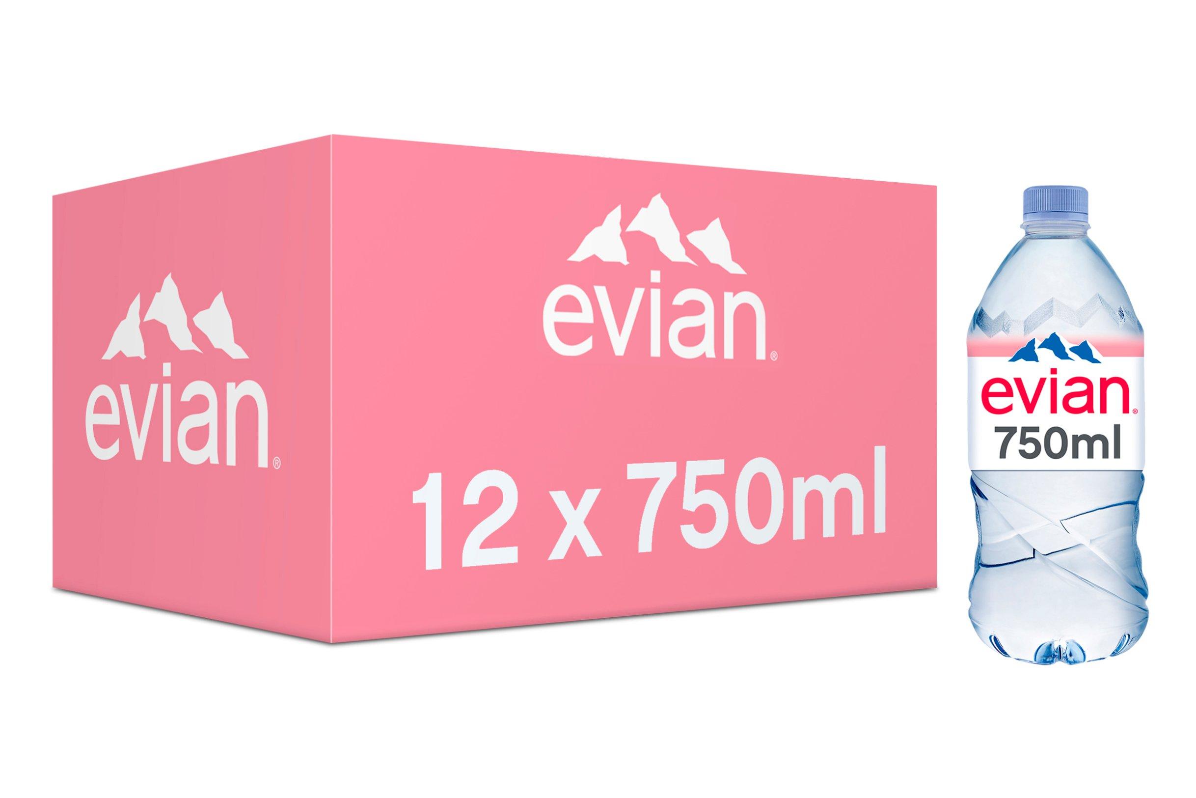 Evian Still Natural Mineral Water 750ml