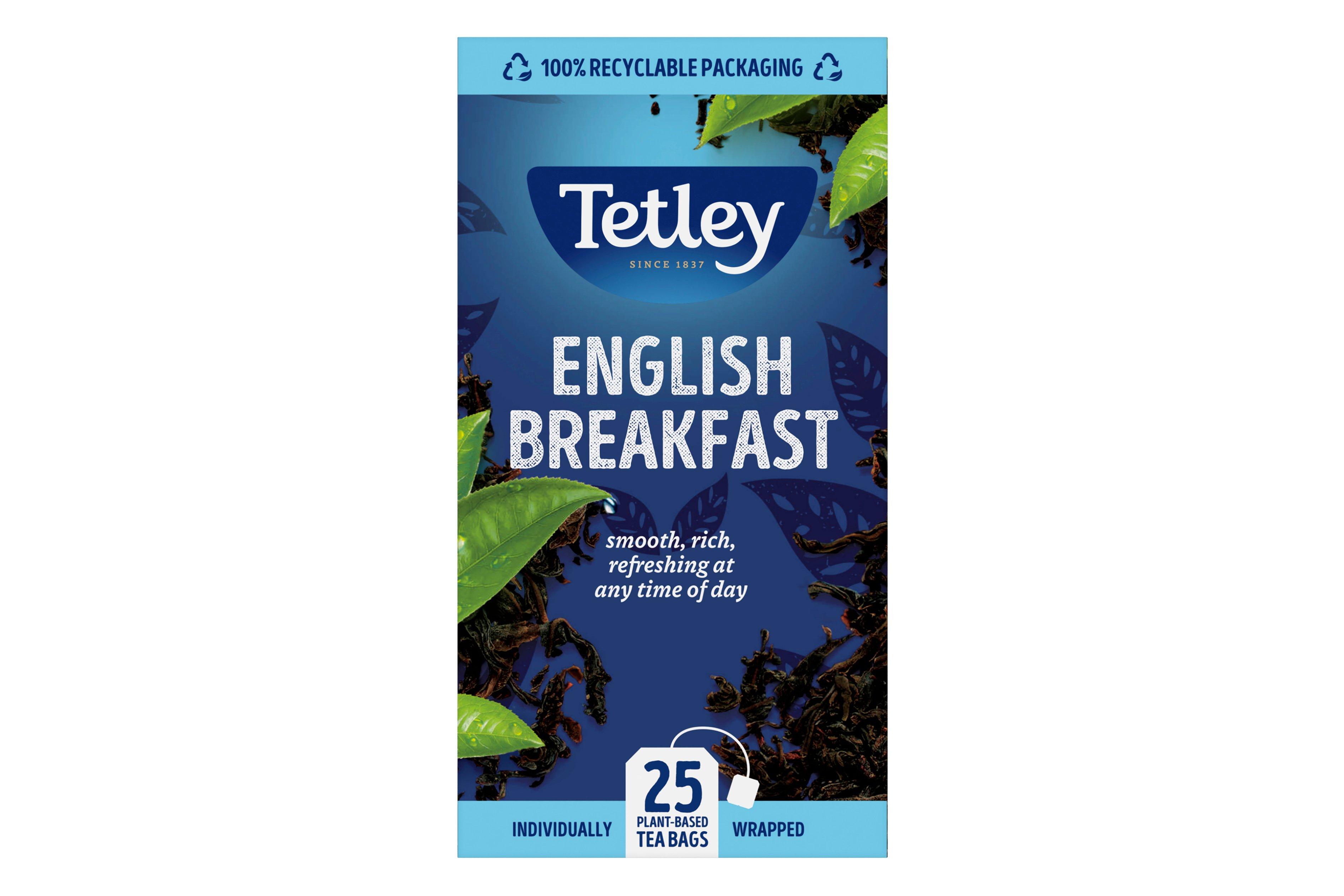 Tetley English Breakfast String & Tag envelope