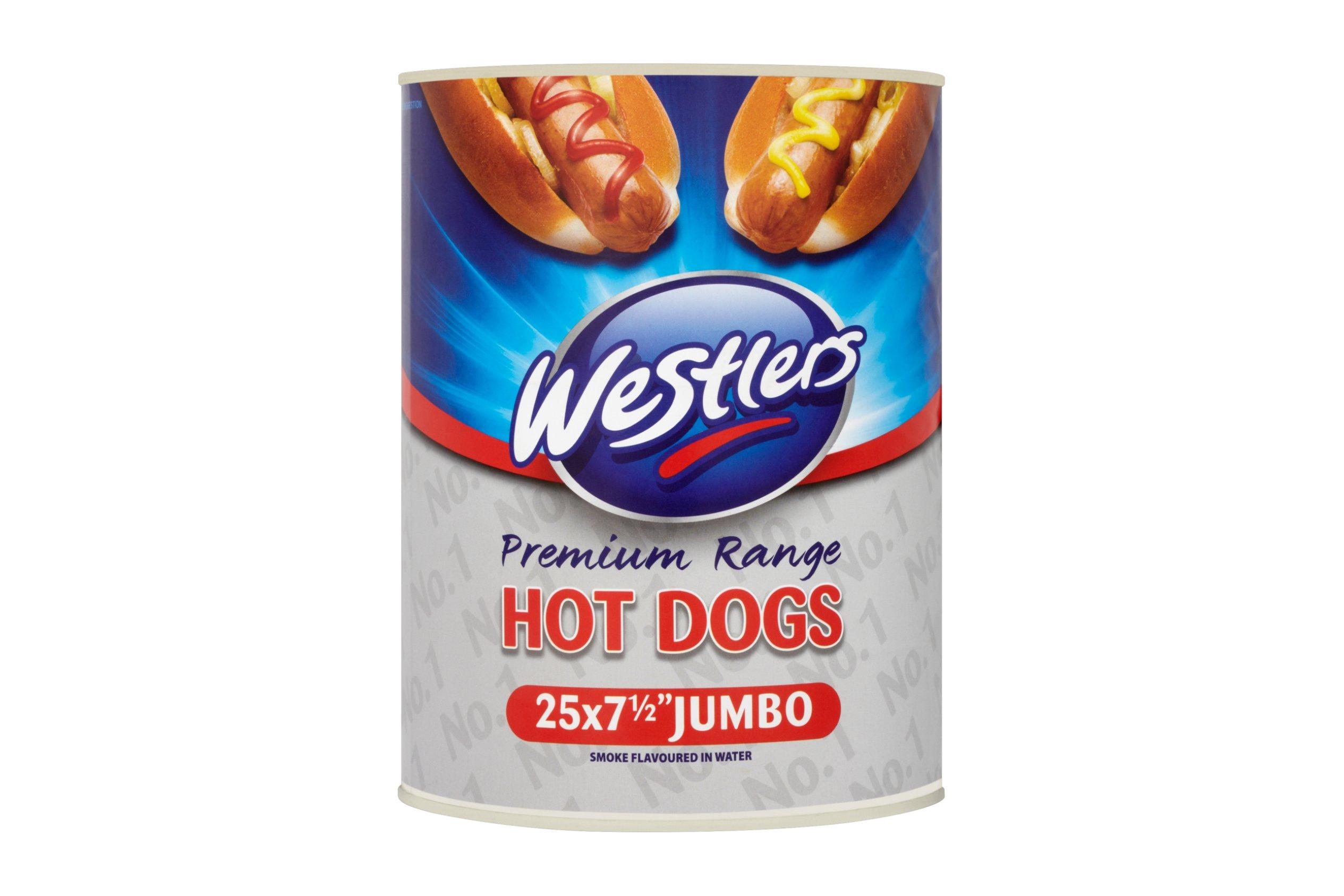 Westlers Premium Range Jumbo Pork Hot Dogs