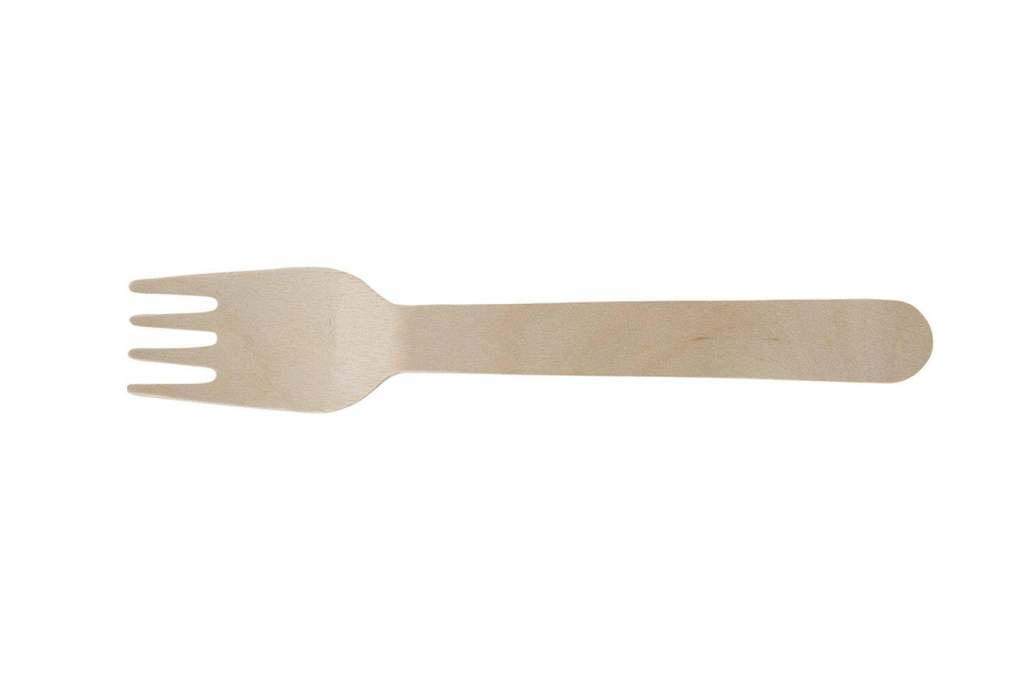 eGreen 100 Wooden Forks