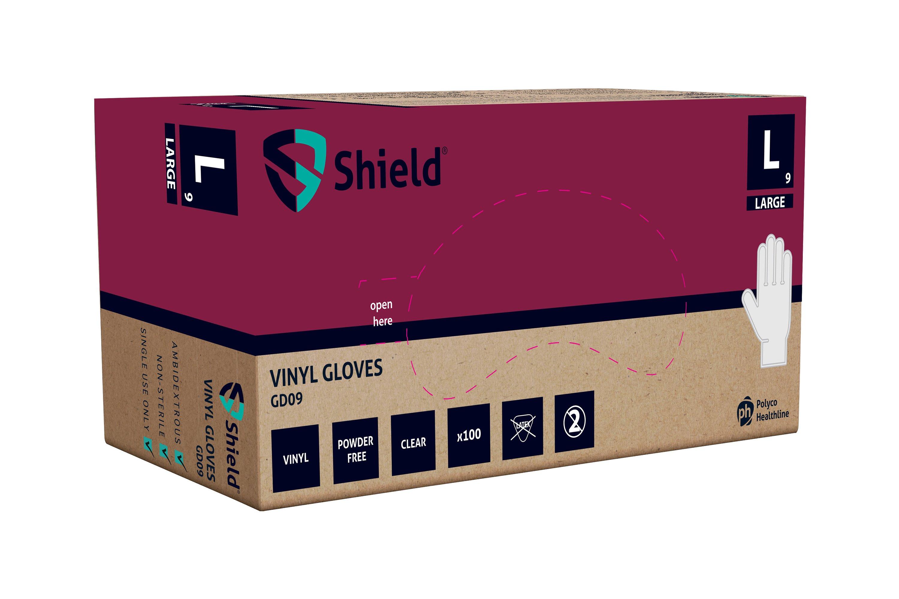 Vinyl Gloves Clear Large Powder Free