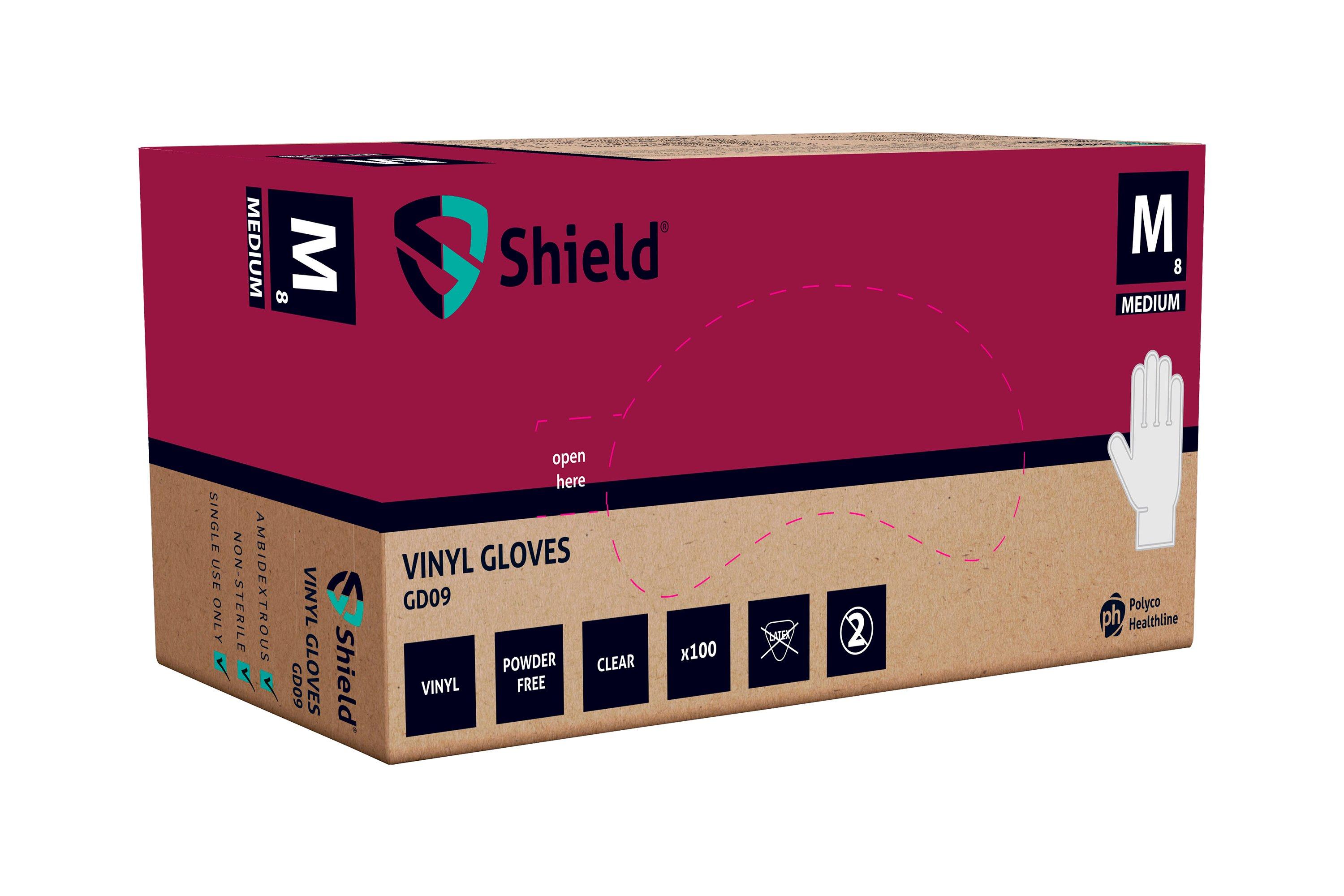 Vinyl Gloves Clear Medium Powder Free