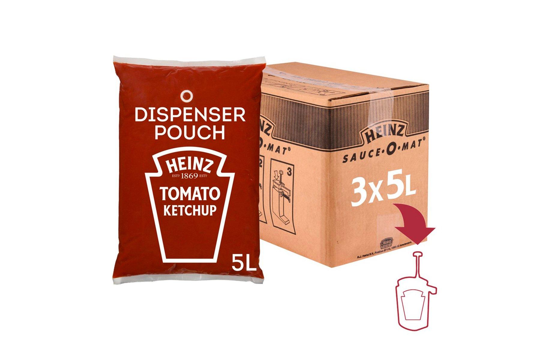 Heinz Tomato Ketchup Sauce Dispenser Pouch 5L