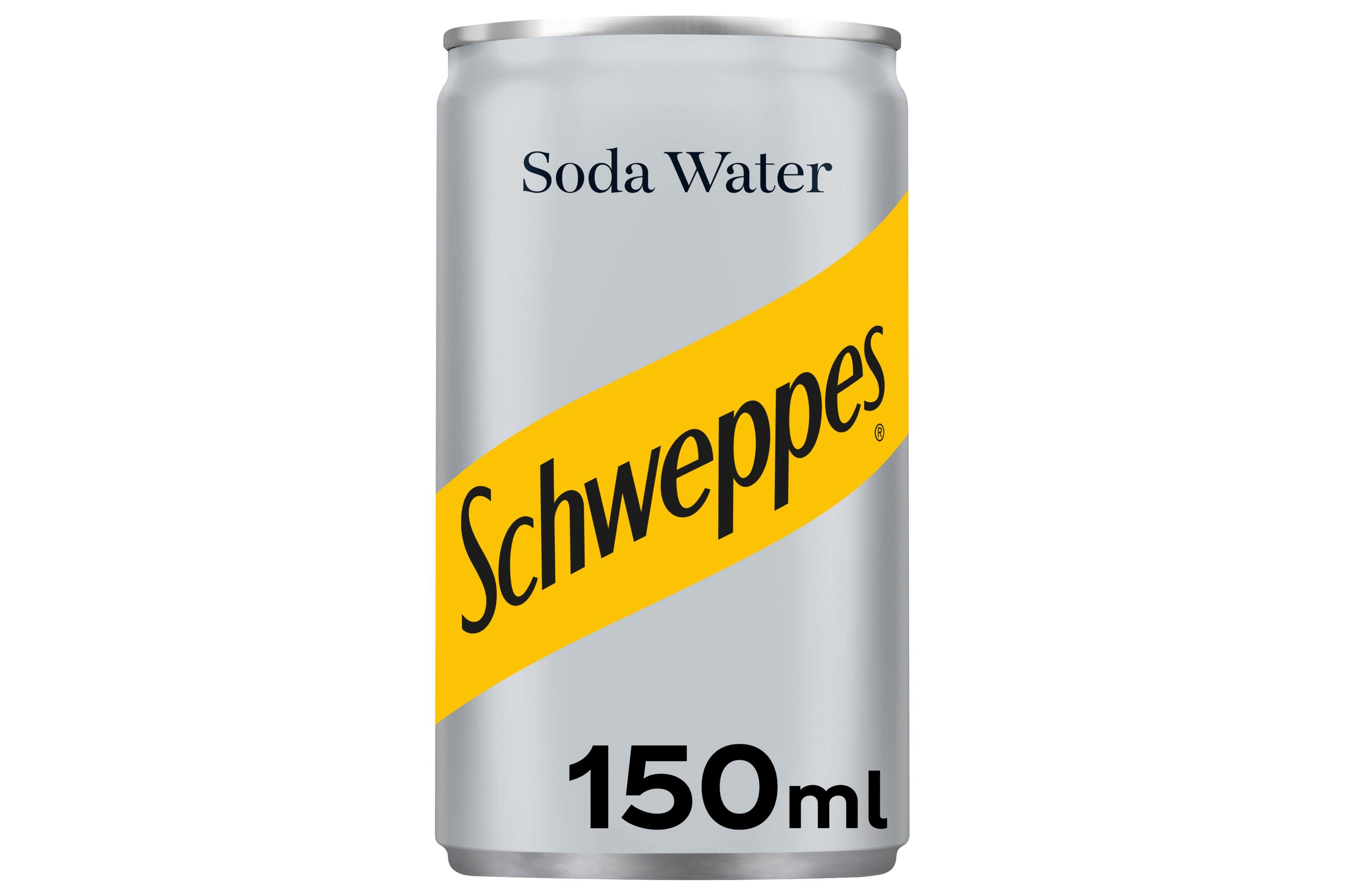Schweppes Soda Water 150ml Can