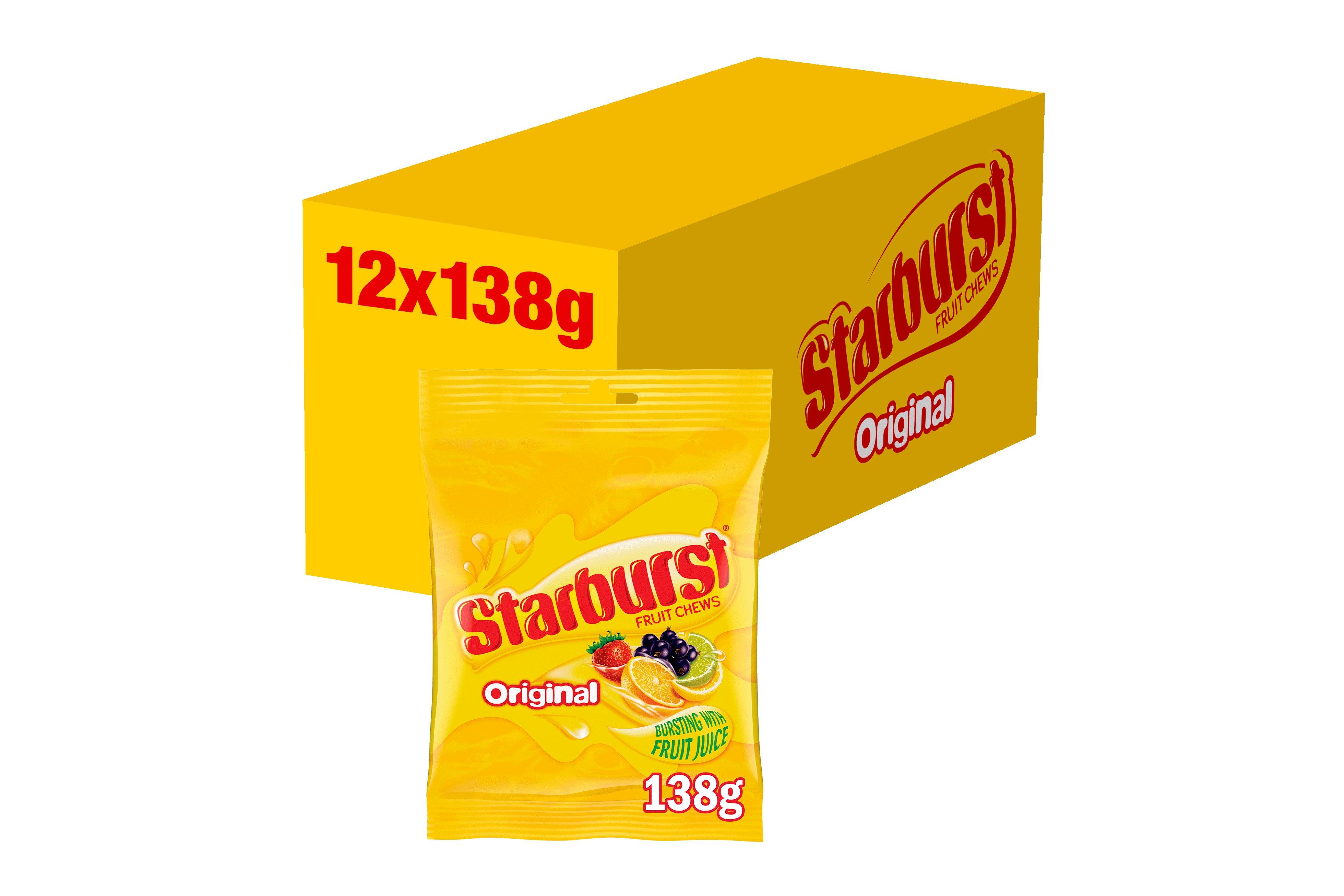 Starburst Chewy Sweets Bag Fruit Flavoured 138g