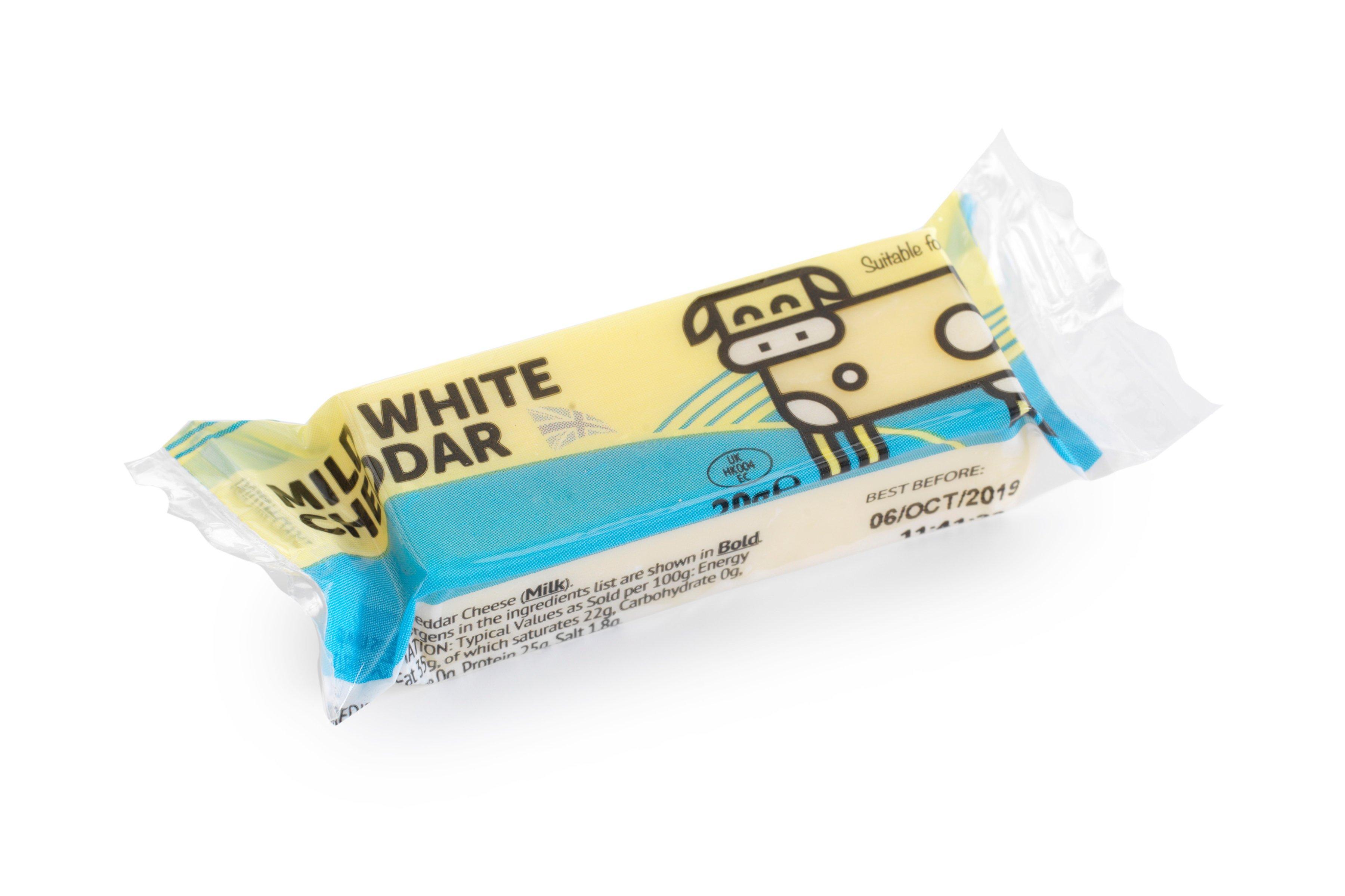 Brakes Mild White Cheddar portions