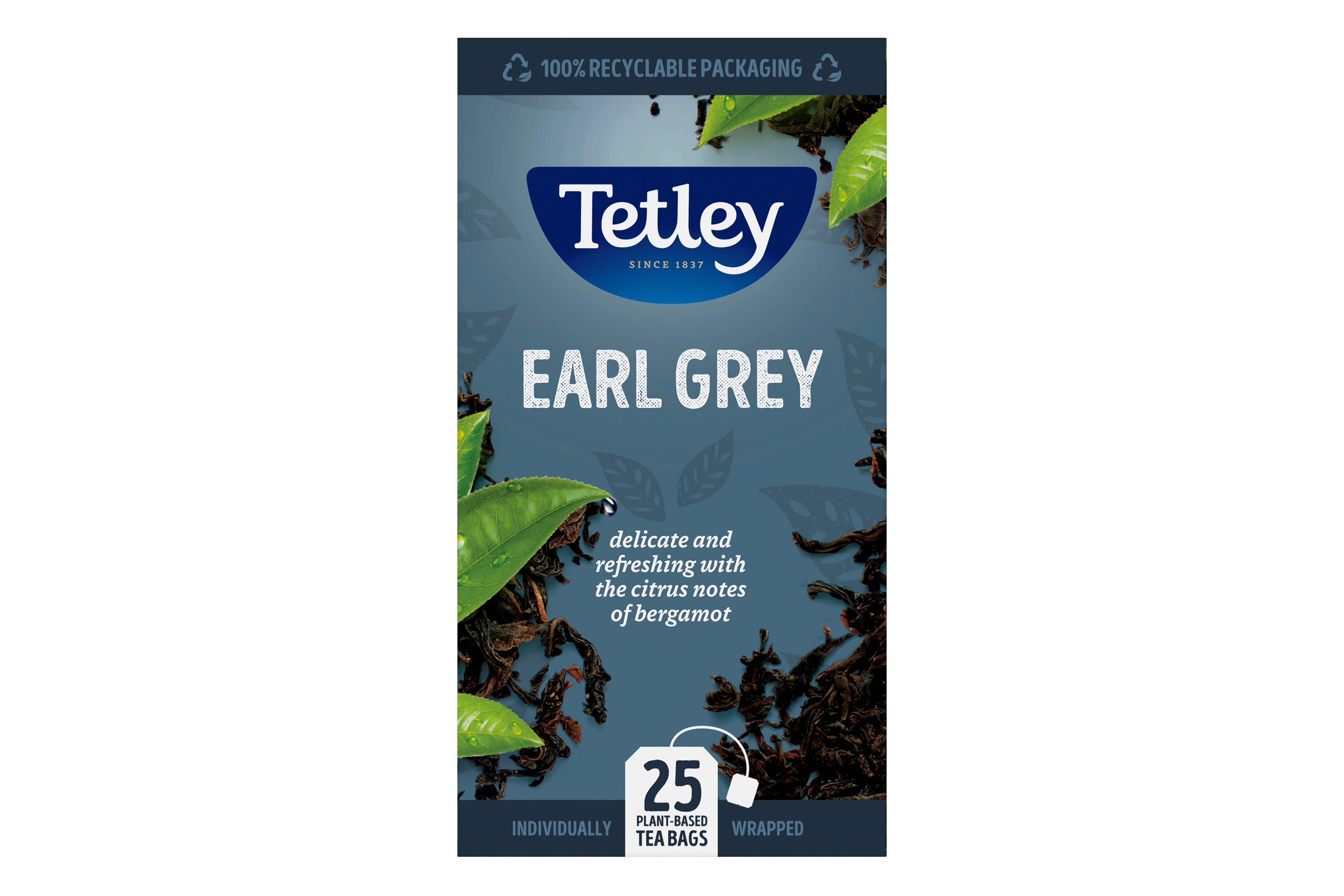 Tetley Earl Grey String & Tag envelope