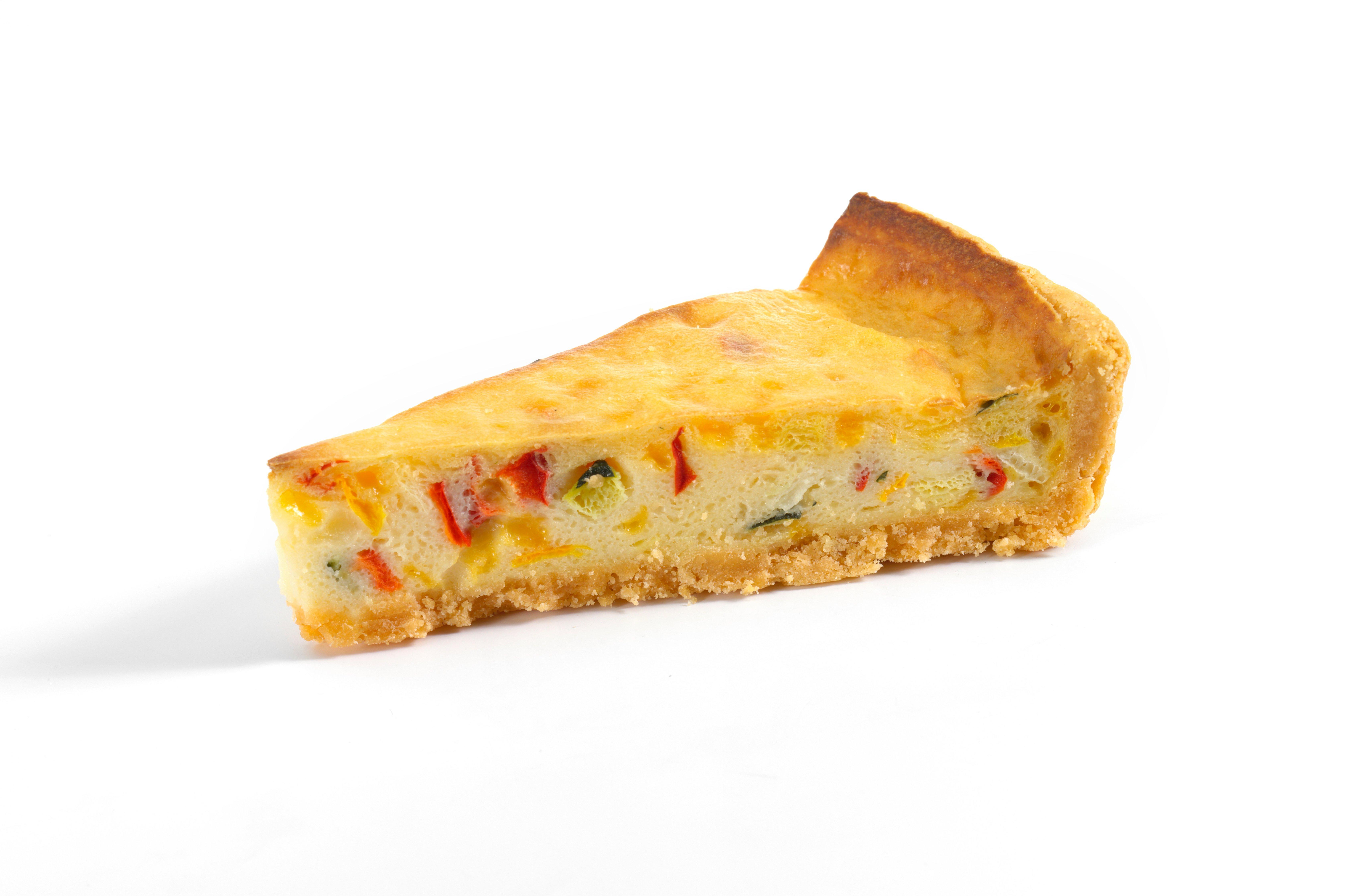 Sysco Classic 10" Baked Roast Vegetable Quiche