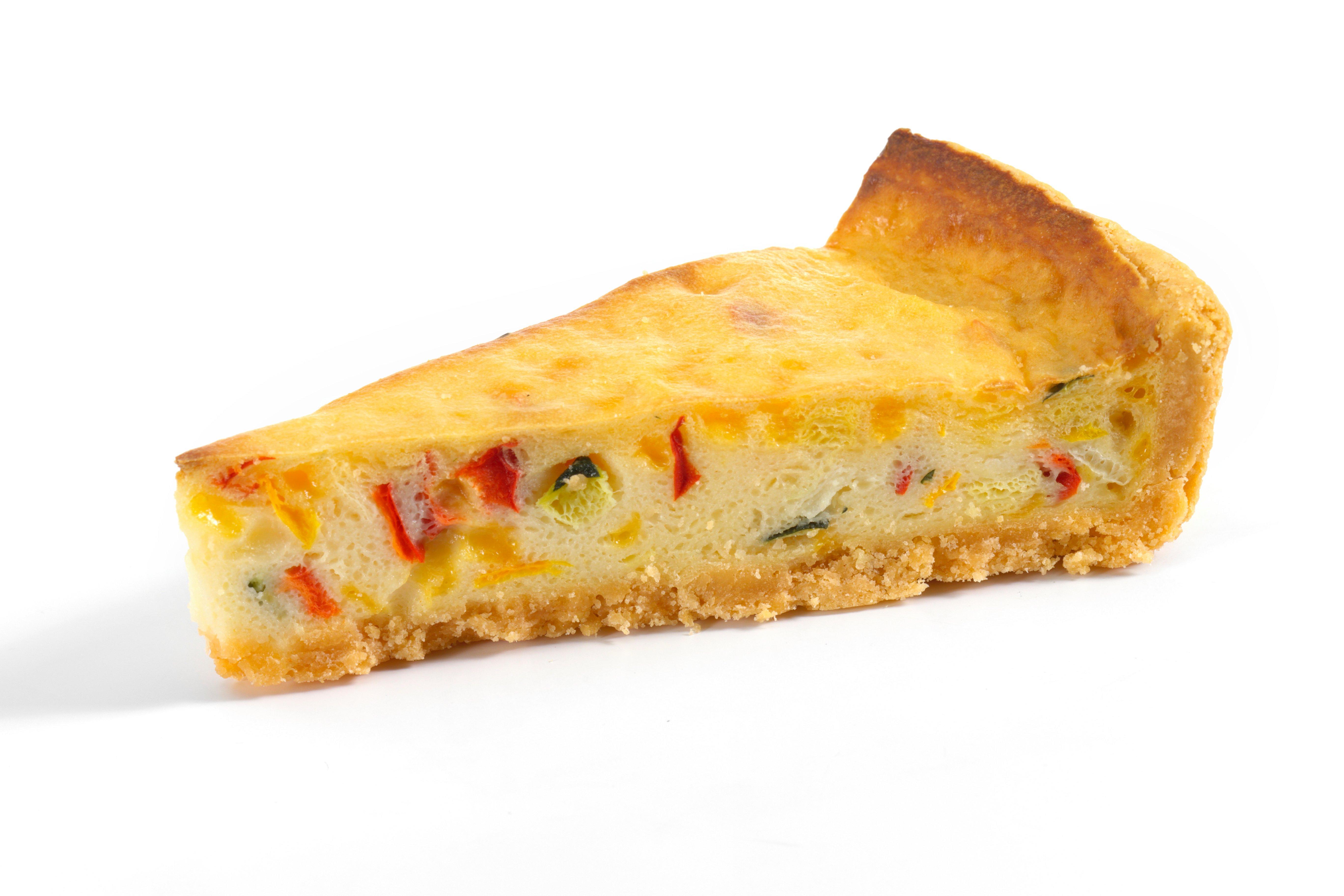 Sysco Classic 10" Baked Roast Vegetable Quiche