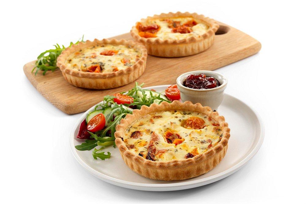 Brakes Tomato, Goat's Cheese & Basil Tarts