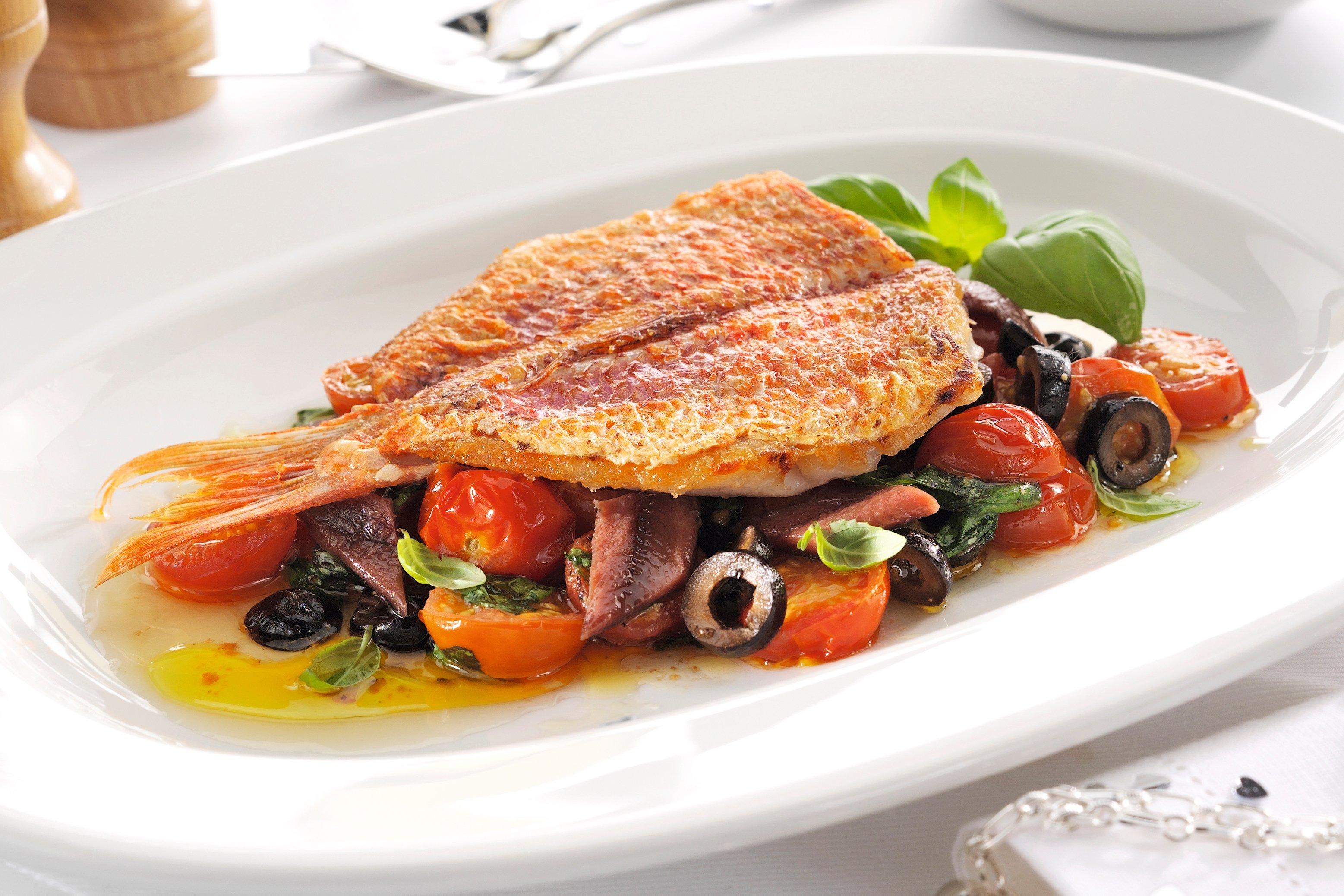 M&J Seafood Red Mullet Fillets (skin on, descaled, boneless)