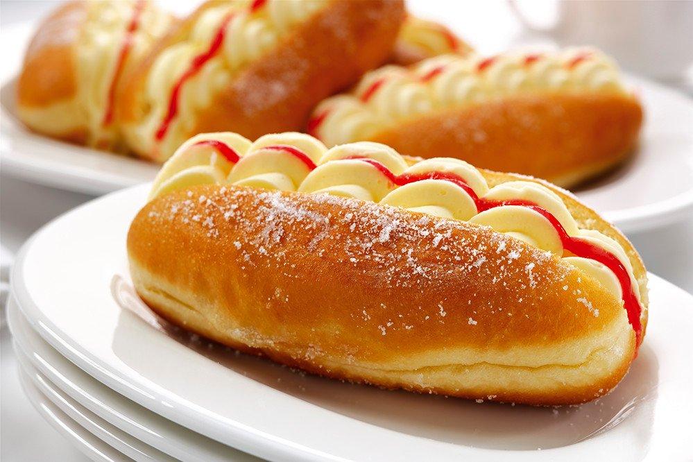 Dairy Cream Finger Doughnuts