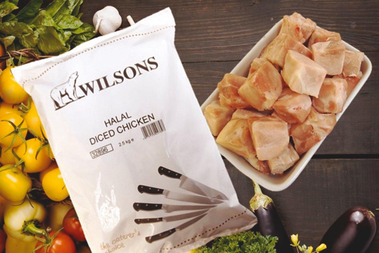 Wilsons Halal Diced Chicken