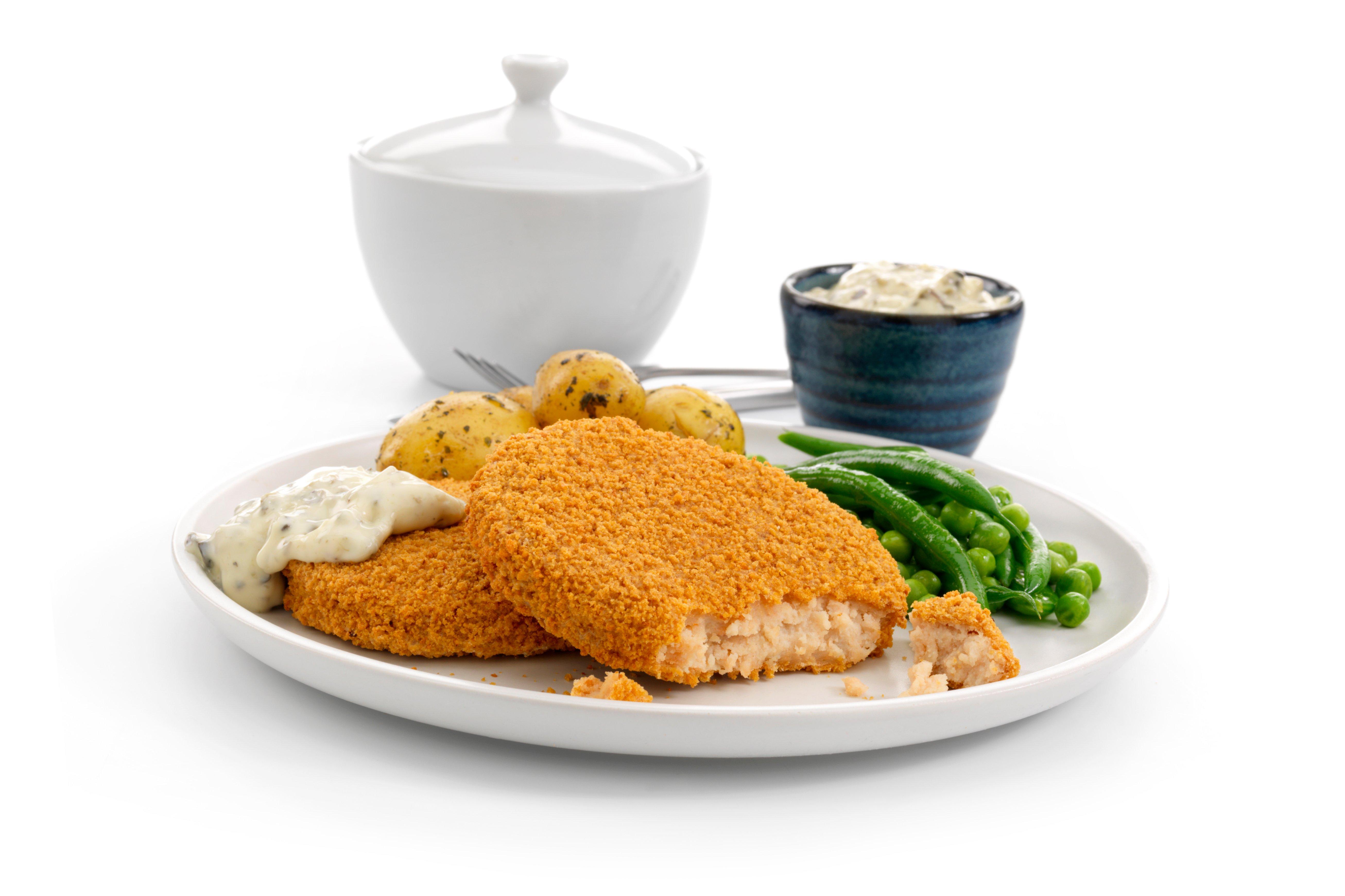 M&J Seafood MSC Alaskan Pink Salmon Fillet Fishcakes in SmartCrumb®