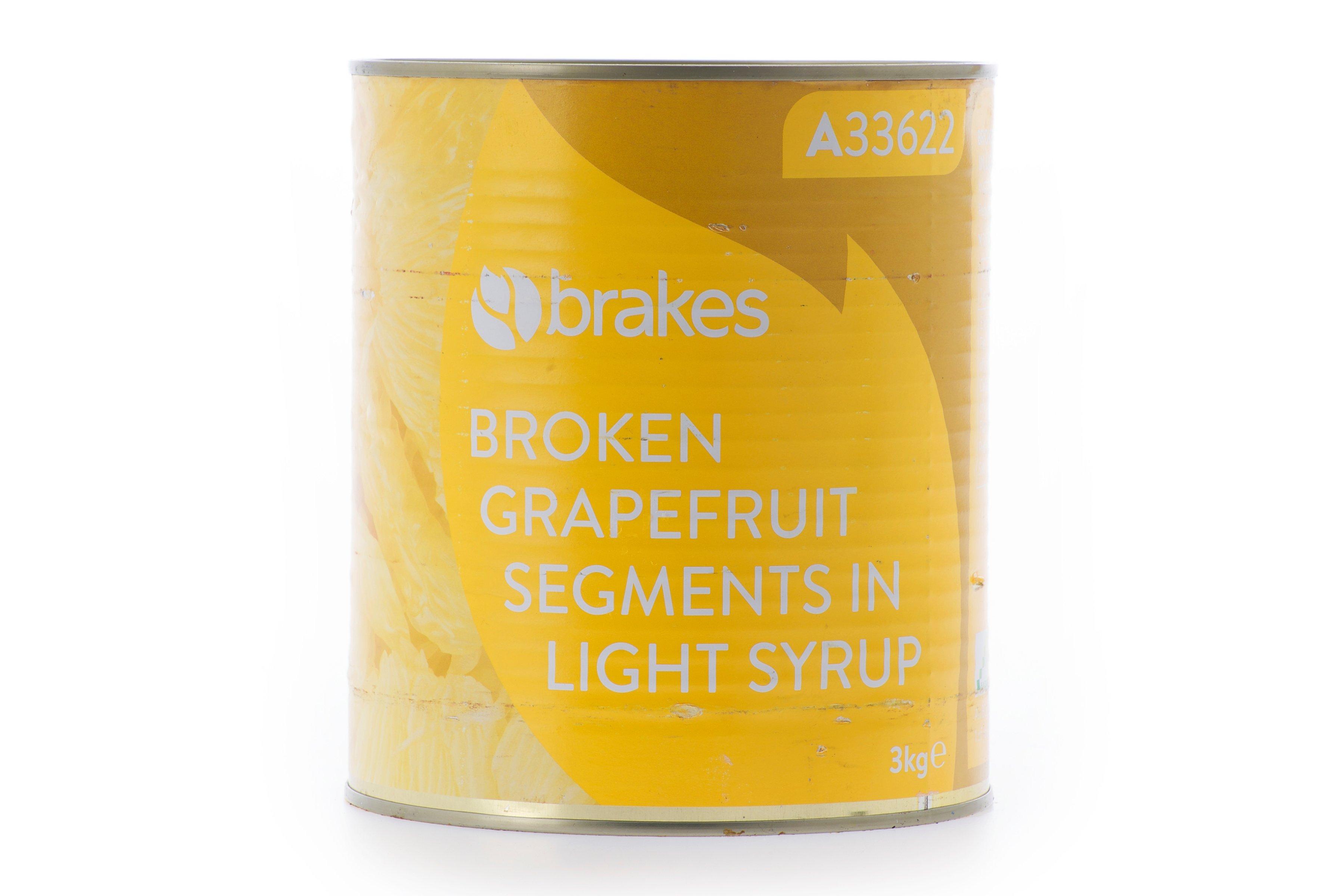 Brakes Broken Grapefruit Segments in Light Syrup