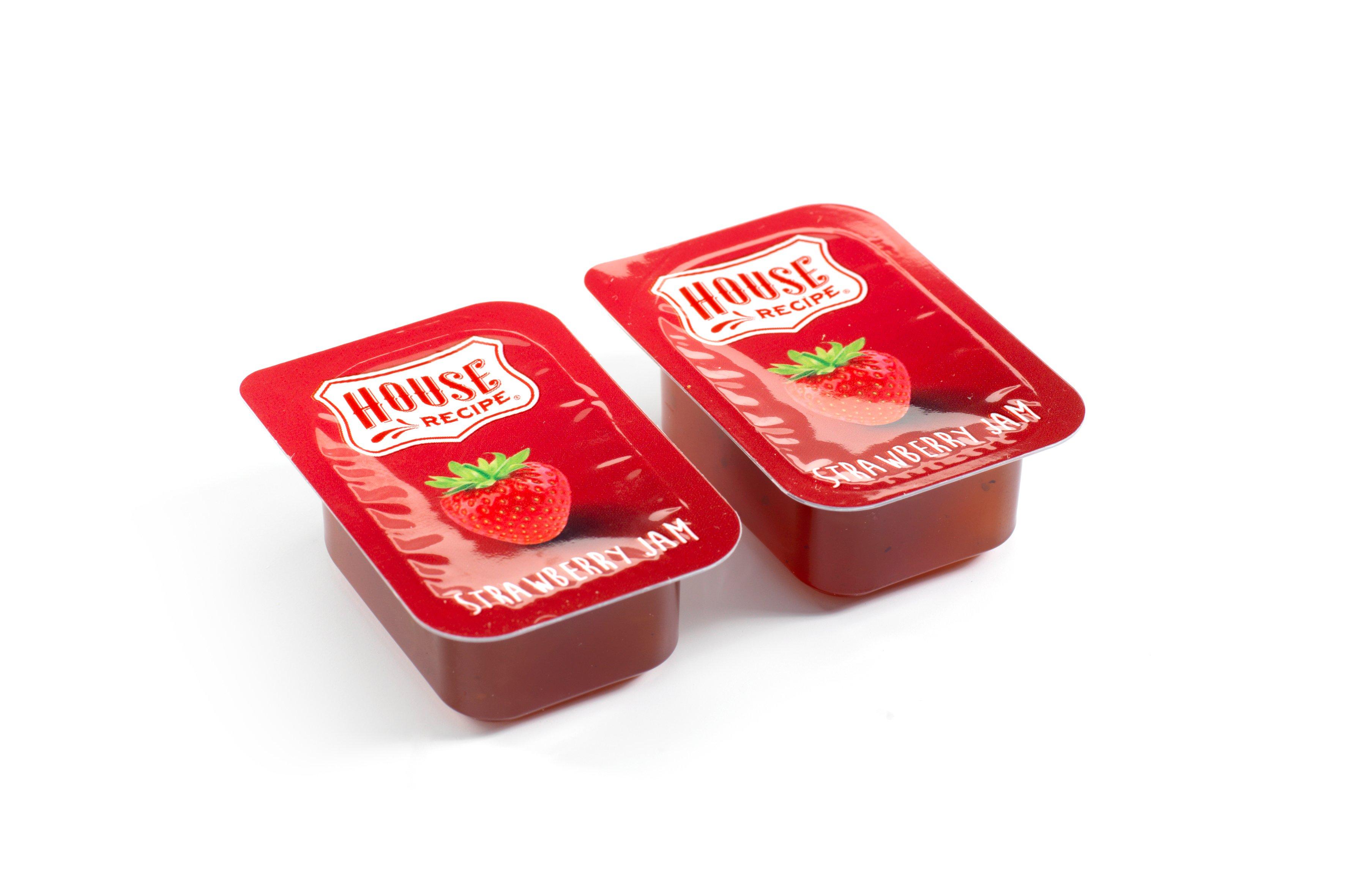 House Recipe Classic Strawberry Jam Portions