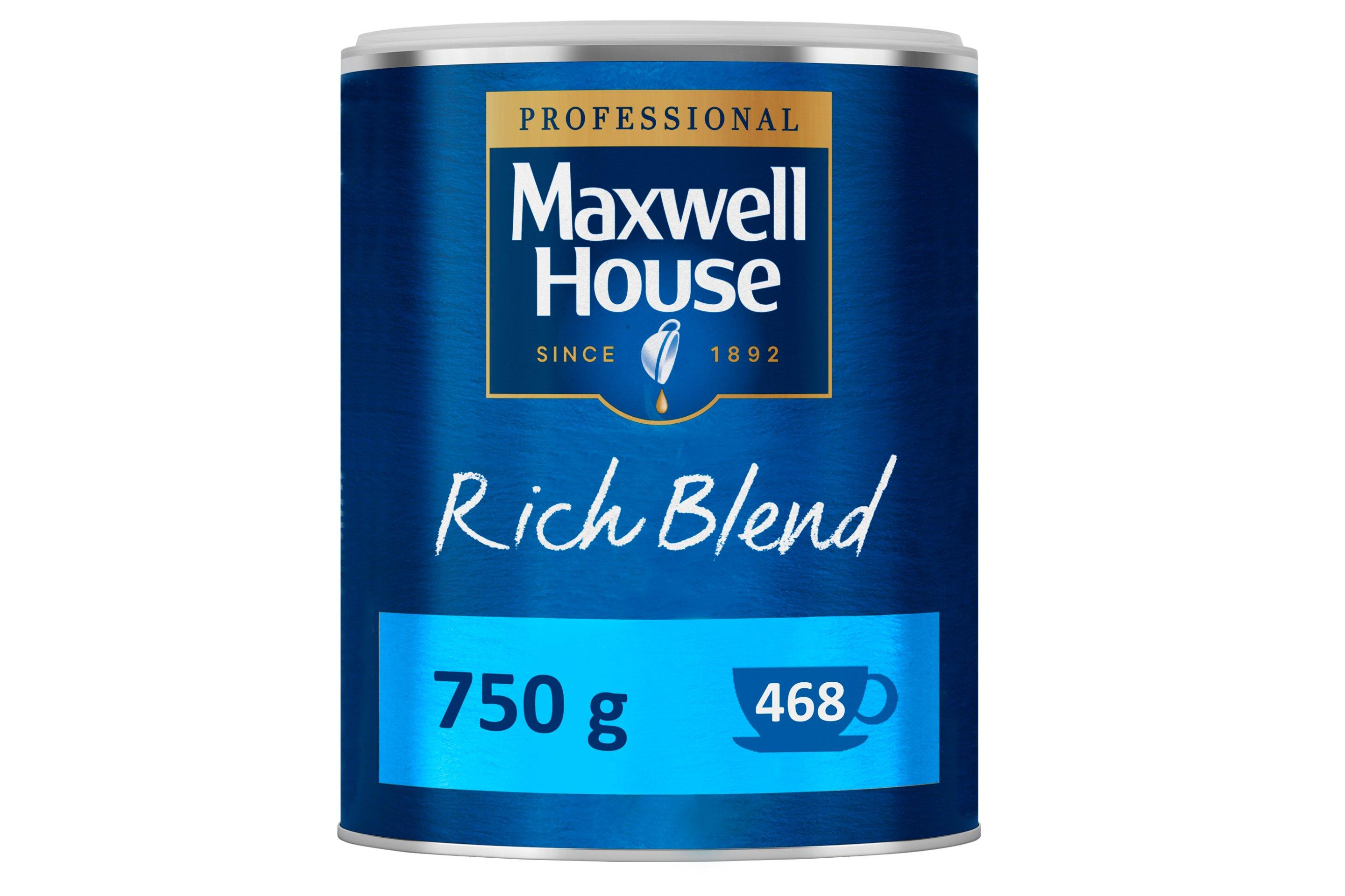 Maxwell House Rich Instant Coffee Tin 750g Wholesale – Buy Maxwell