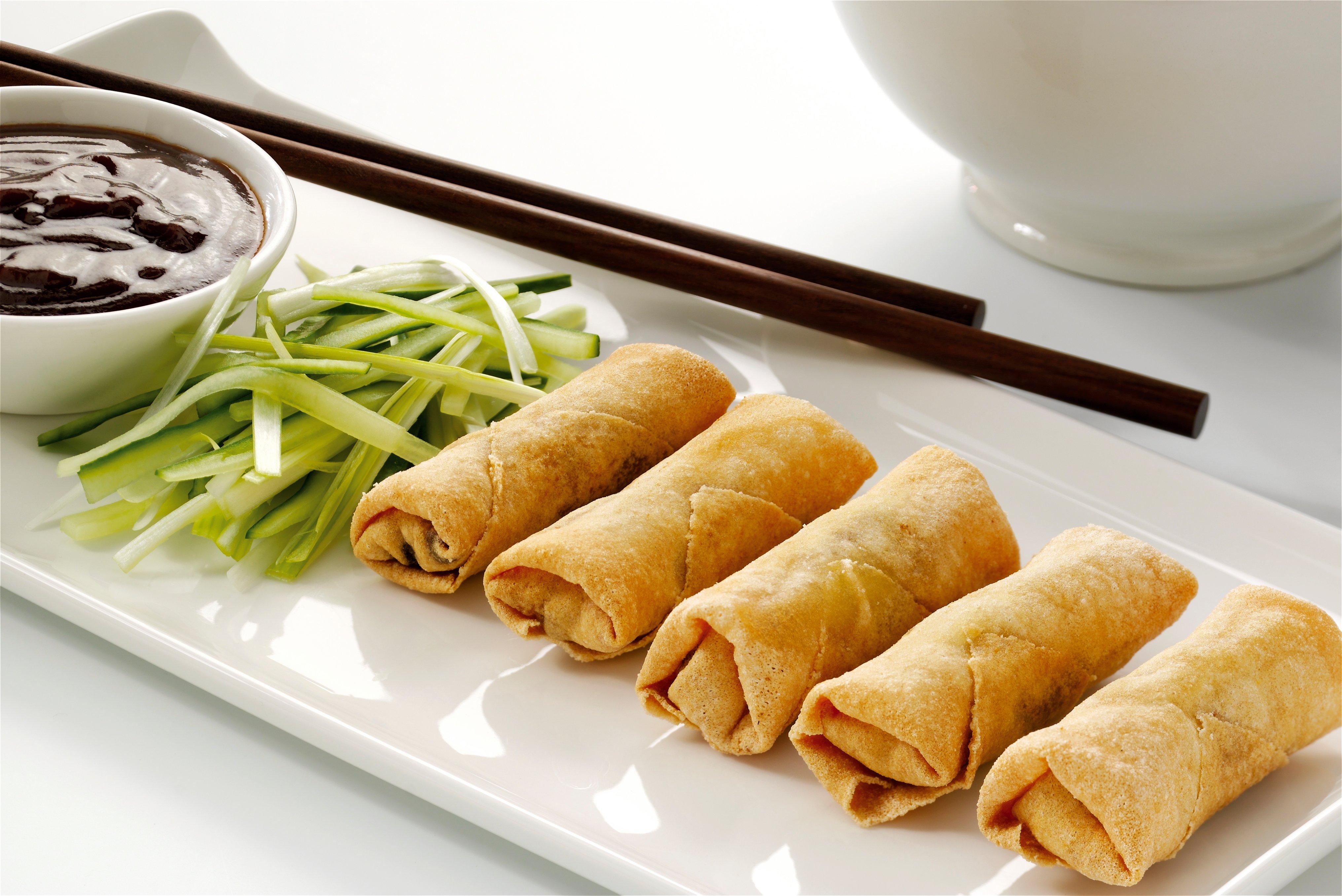 Brakes Mini Duck & Hoisin Spring Rolls