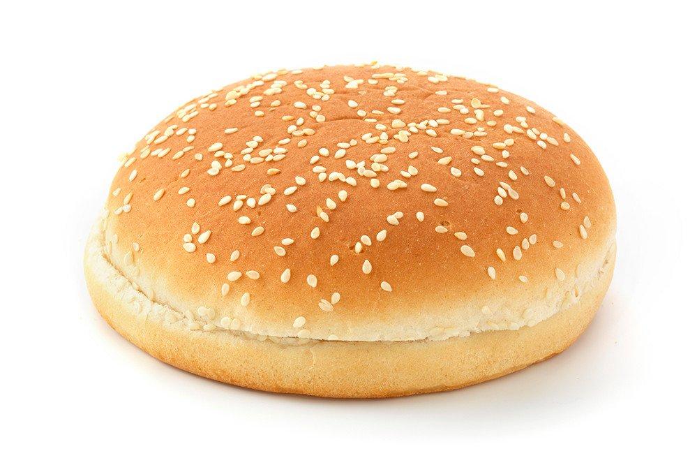 Sysco Classic 5" Pre-sliced Sesame Seed Bun