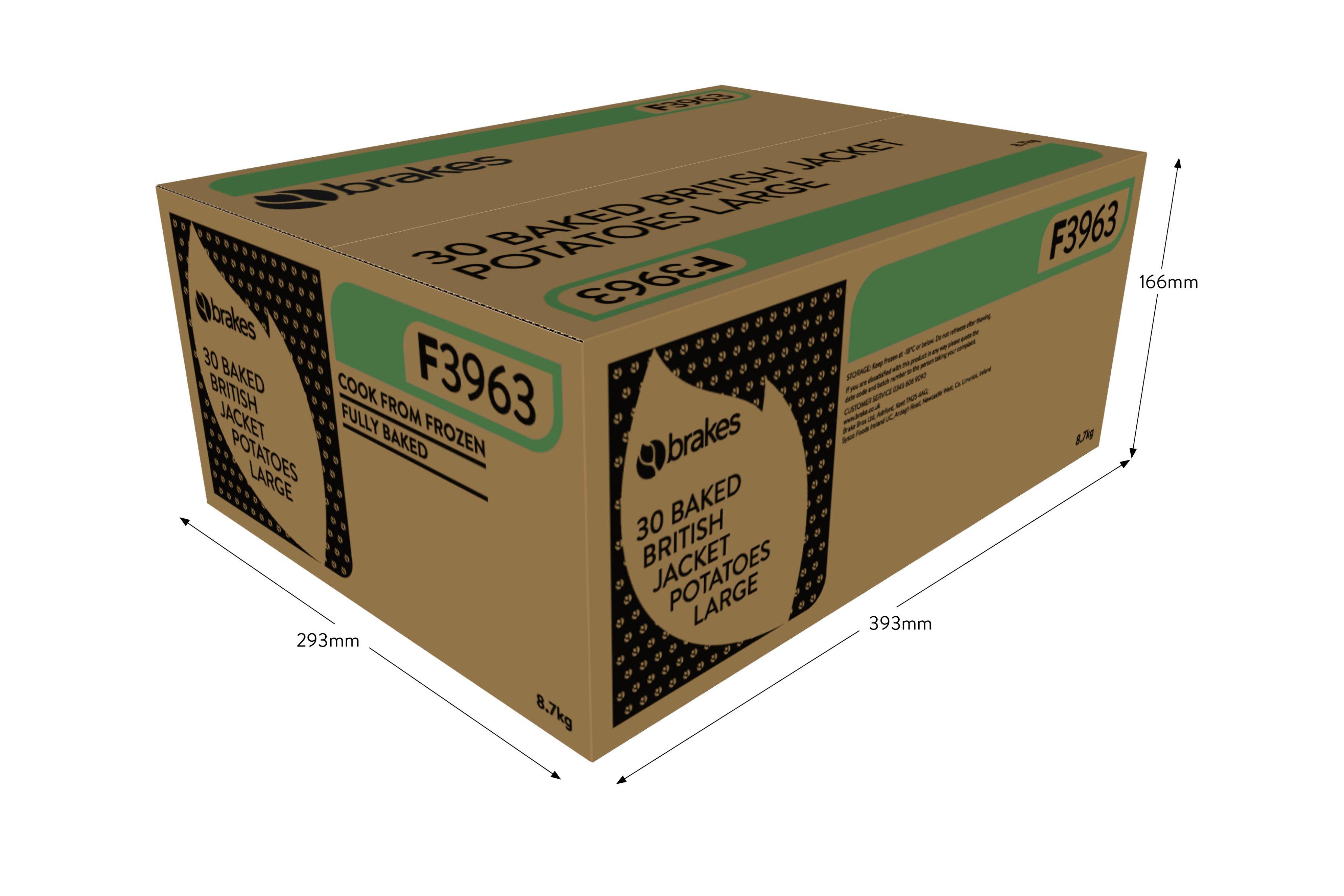 Brakes 30 Baked British Jacket Potatoes Large Wholesale – Buy - Main Image