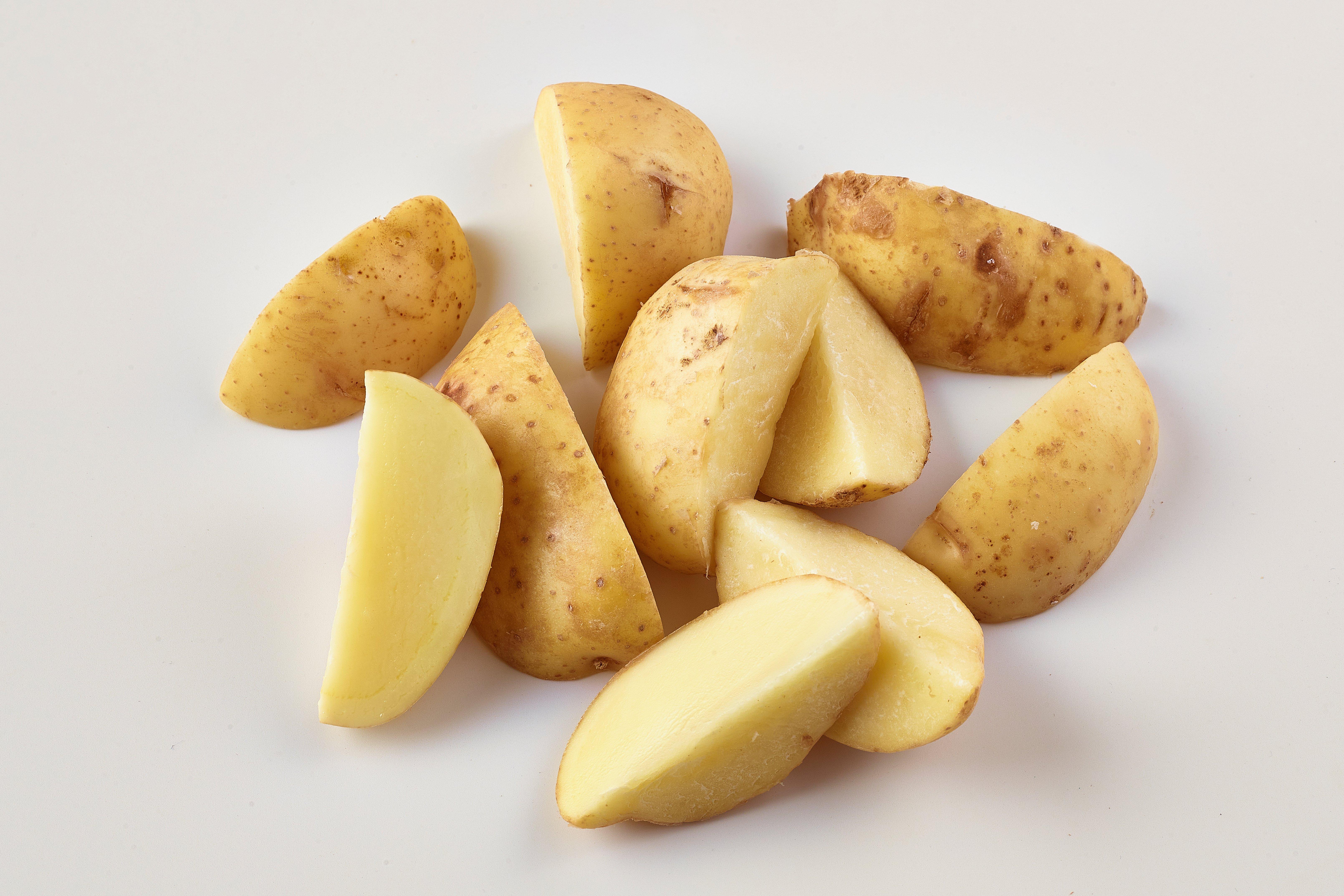 Prepared Skin On Potato Wedges
