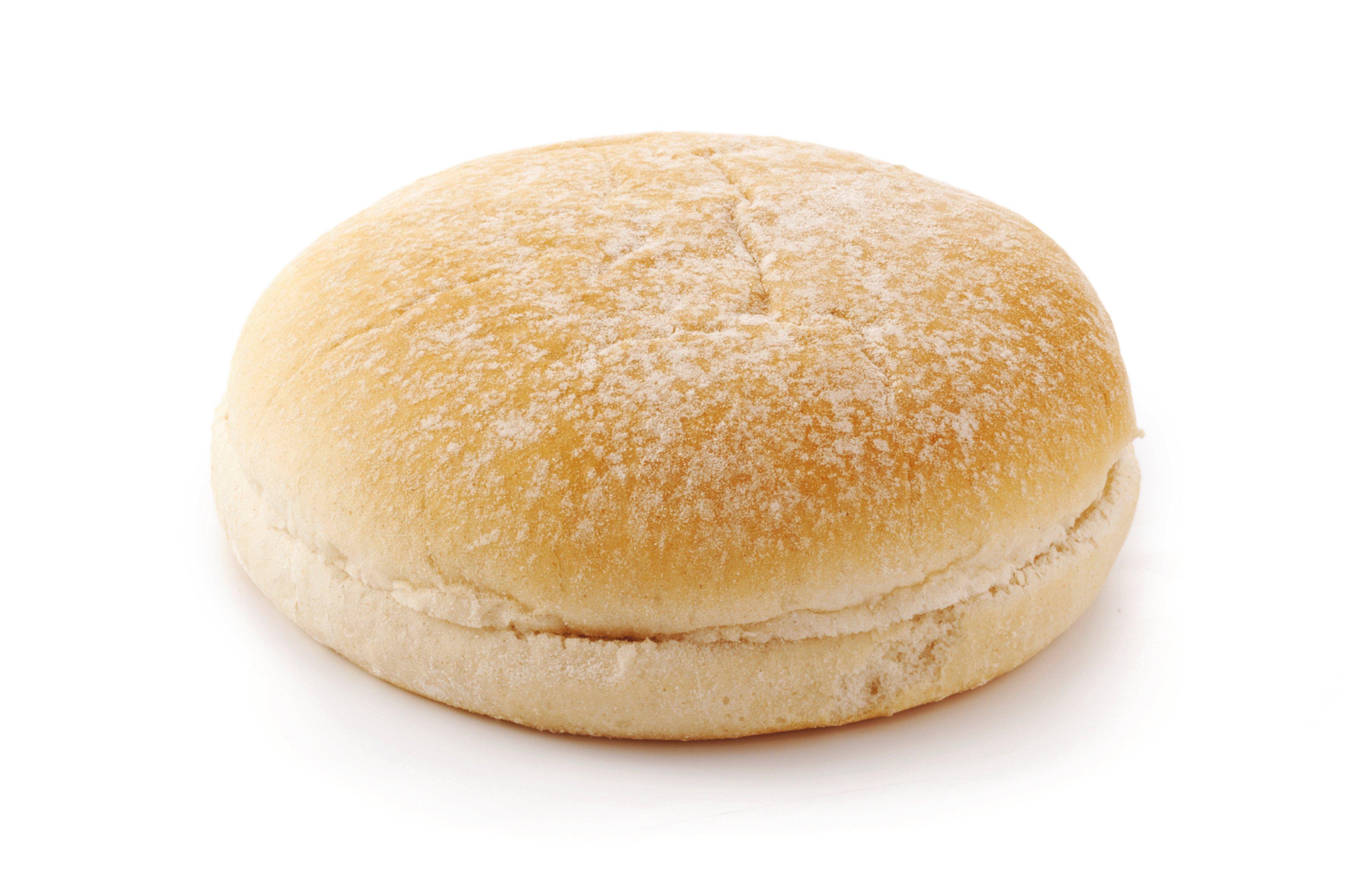 Sysco Classic 5" Fully Baked Pre-Sliced White Floured Bap
