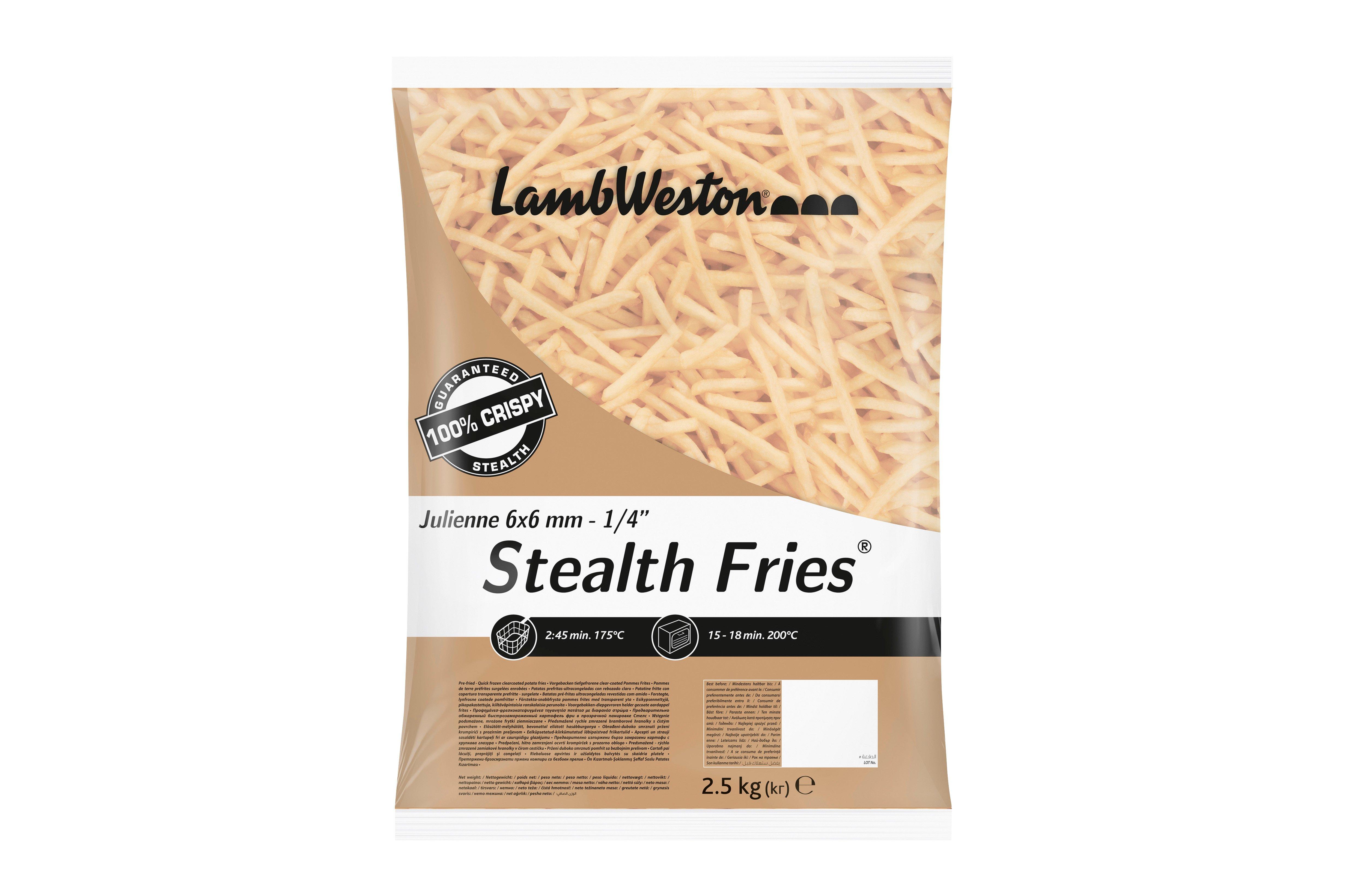 Lamb Weston® Stealth Fries® 3/8\" Regular Cut