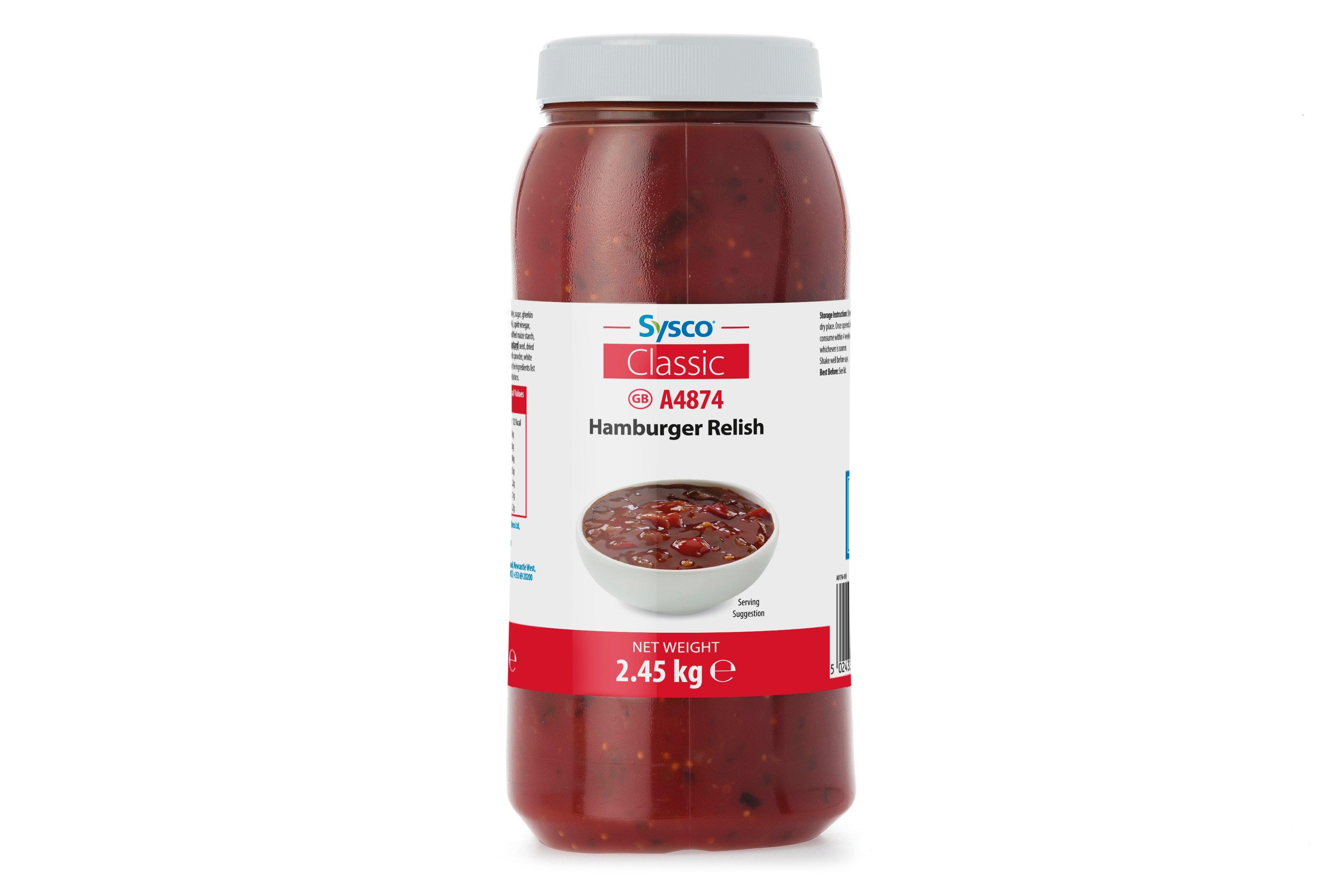 Sysco Classic Hamburger Relish