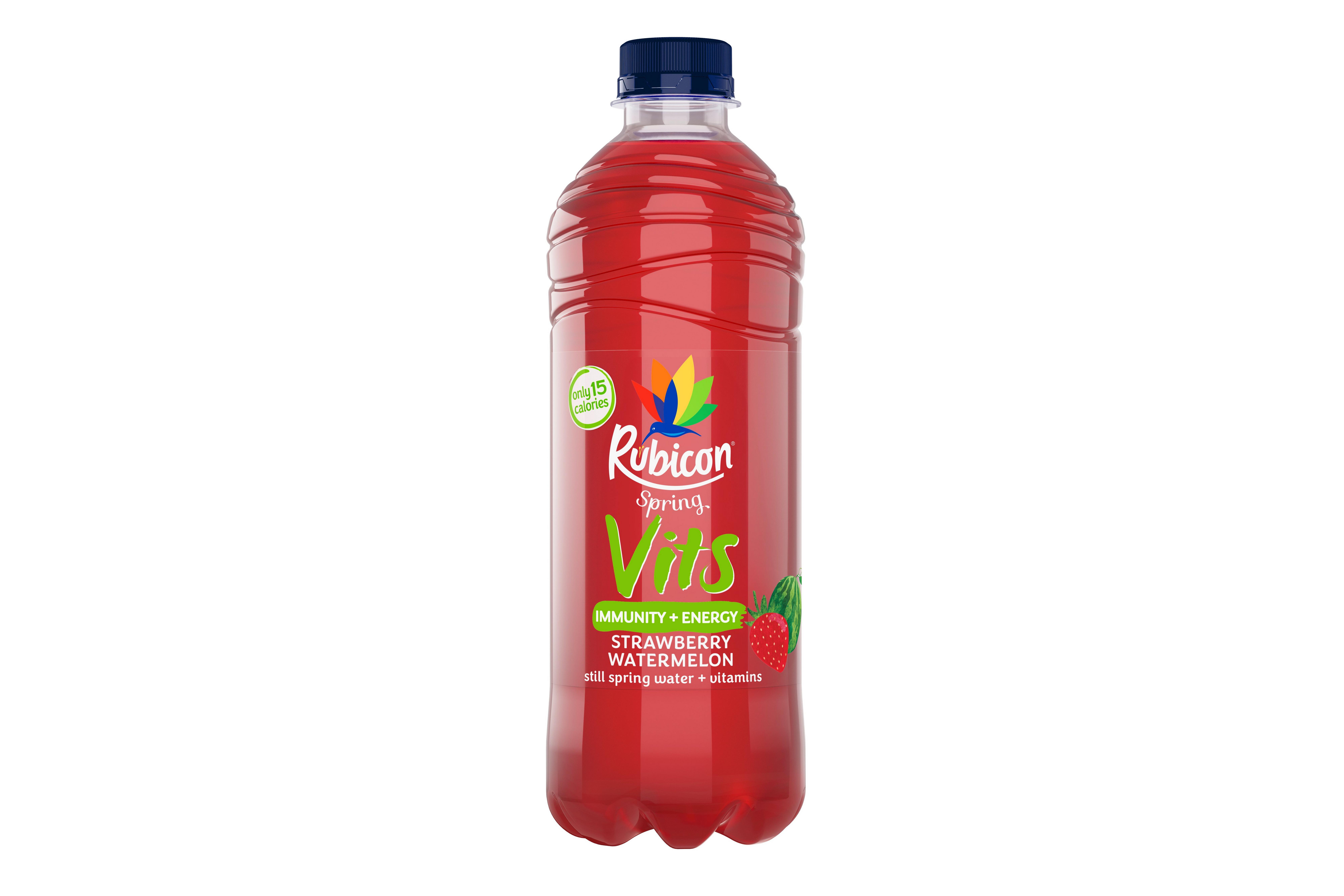 Rubicon Spring Vits Strawberry Watermelon Still Spring Water 500ml