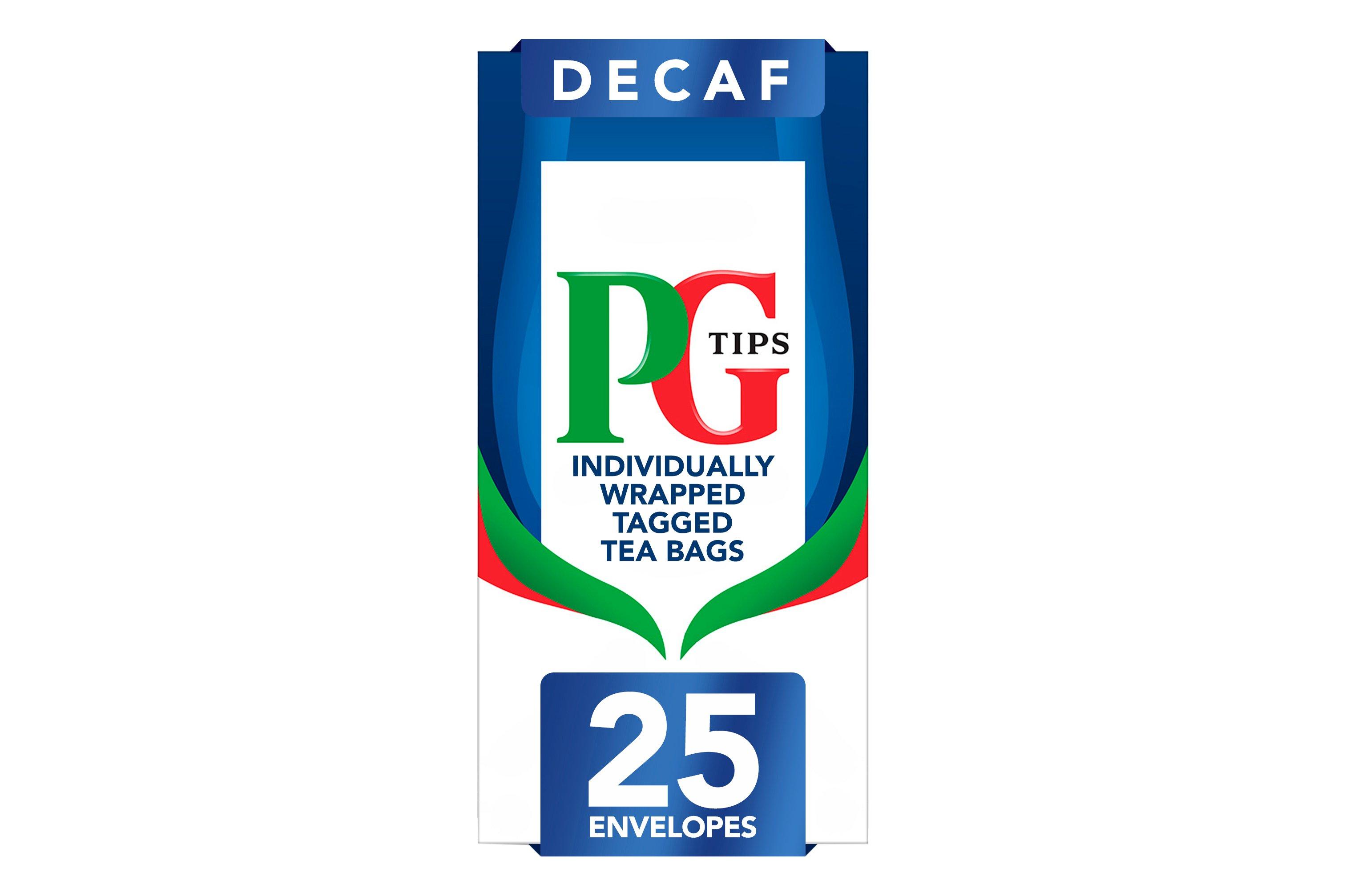 PG Tips Decaf String, Tagged & Enveloped Tea Bags